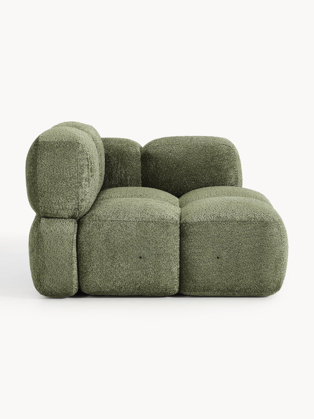 Eckmodul Tayla aus Teddy-Bouclé