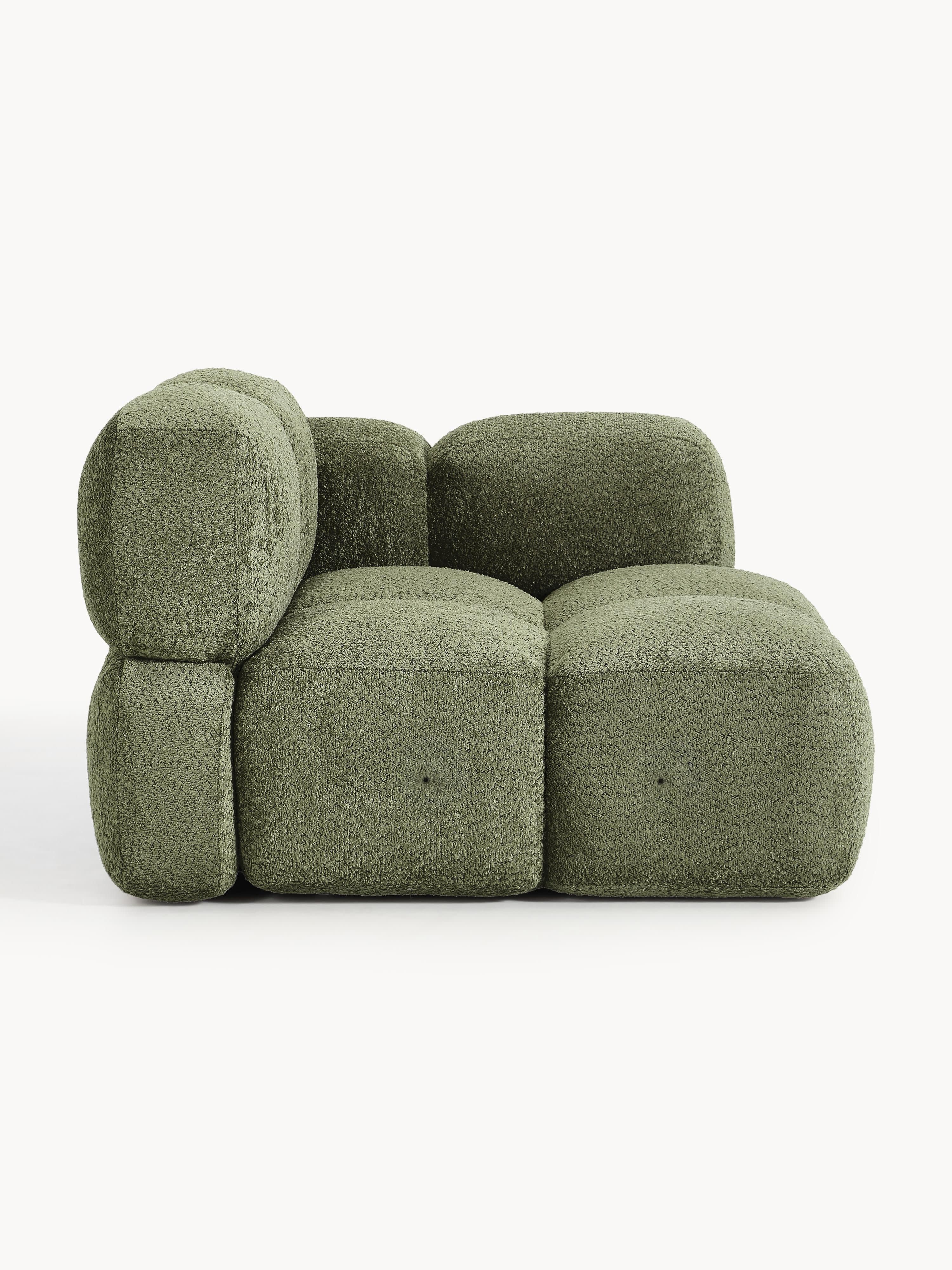 Eckmodul Tayla aus Teddy-Bouclé