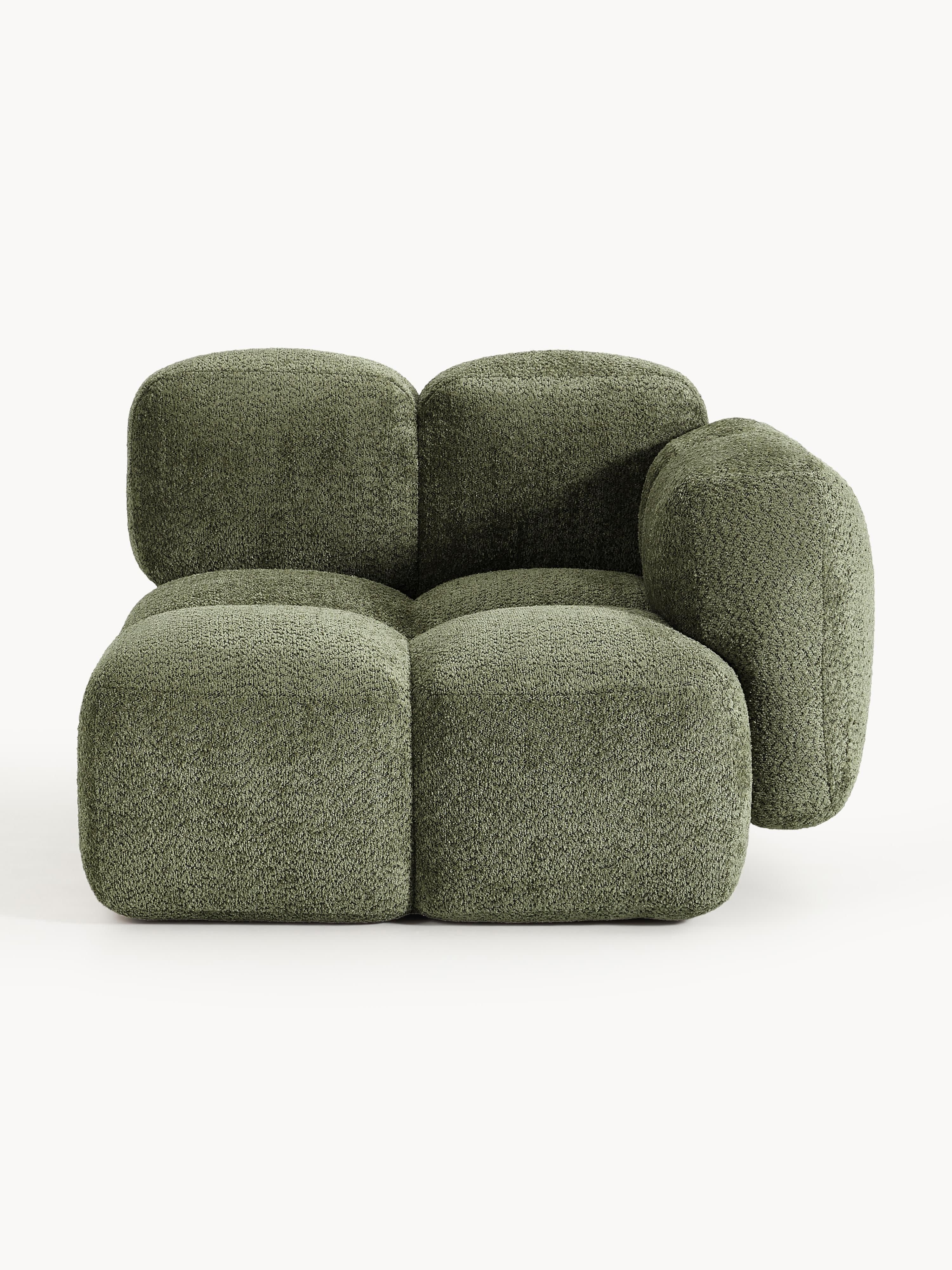Galeriebild 1 - Eckmodul Tayla aus Teddy-Bouclé