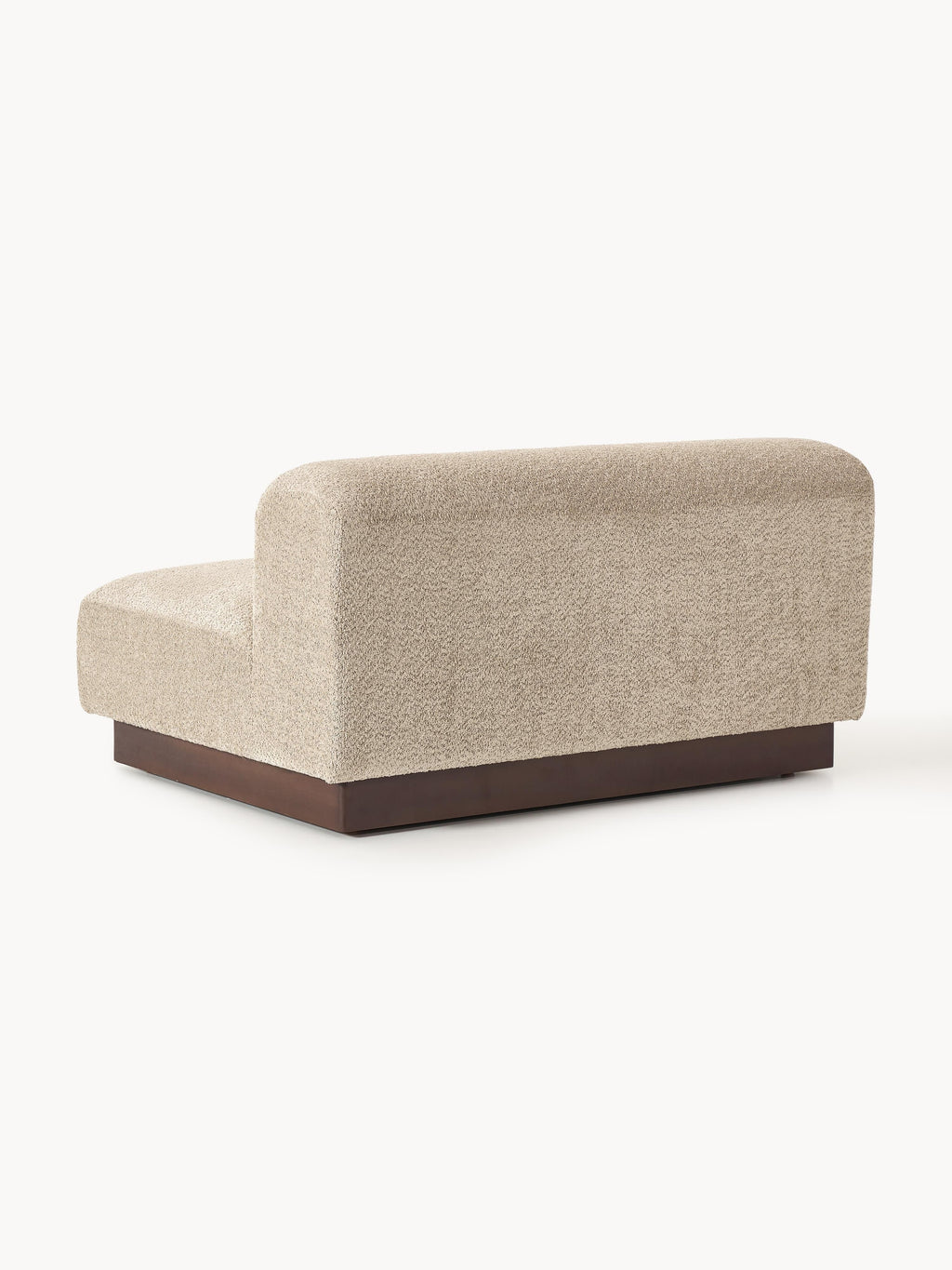 Sofa Natalie (2-Sitzer) aus Teddy-Bouclé