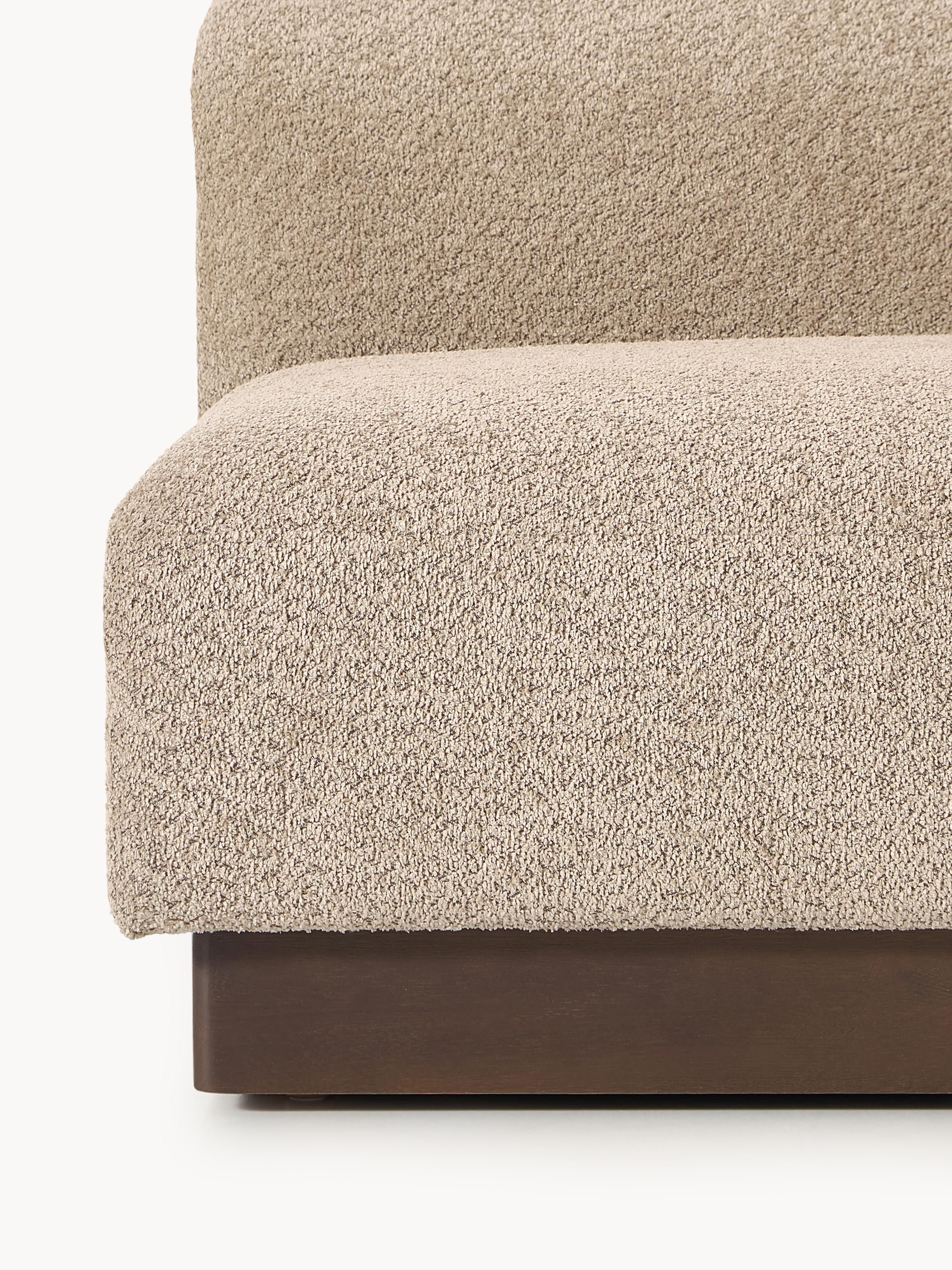 Sofa Natalie (2-Sitzer) aus Teddy-Bouclé