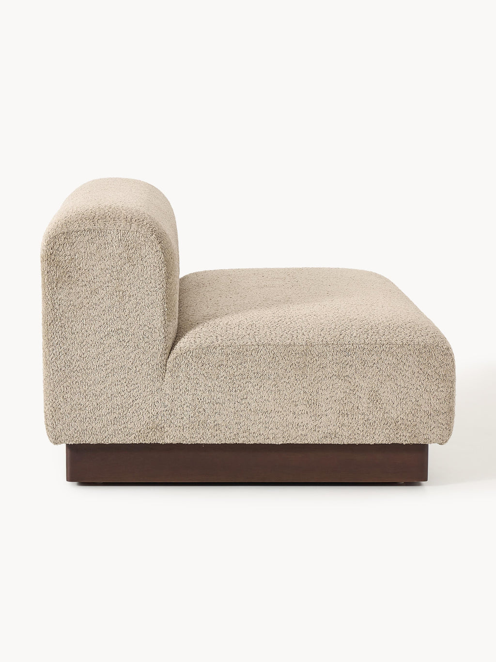 Sofa Natalie (2-Sitzer) aus Teddy-Bouclé
