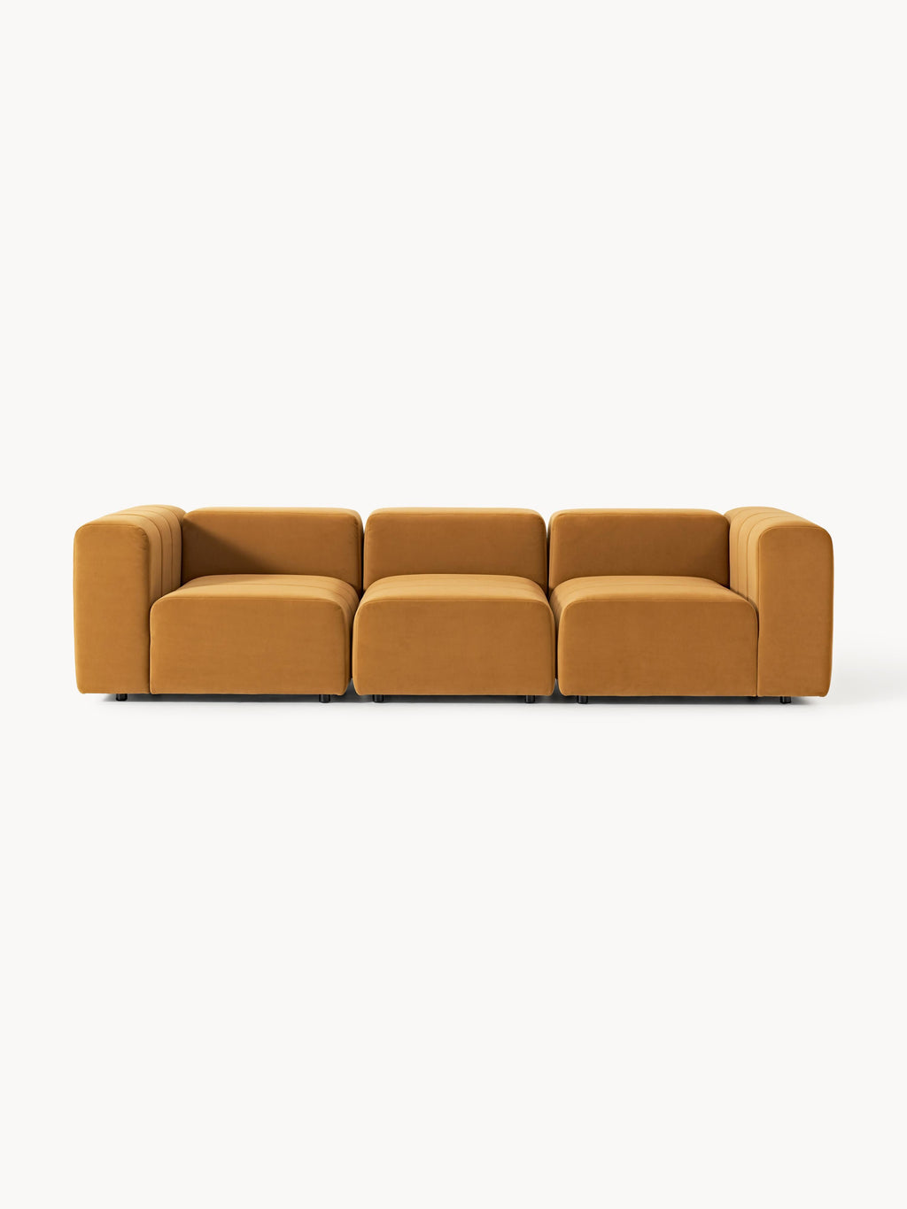 Galeriebild 1 - Modulares Samt-Sofa Lena (4-Sitzer)