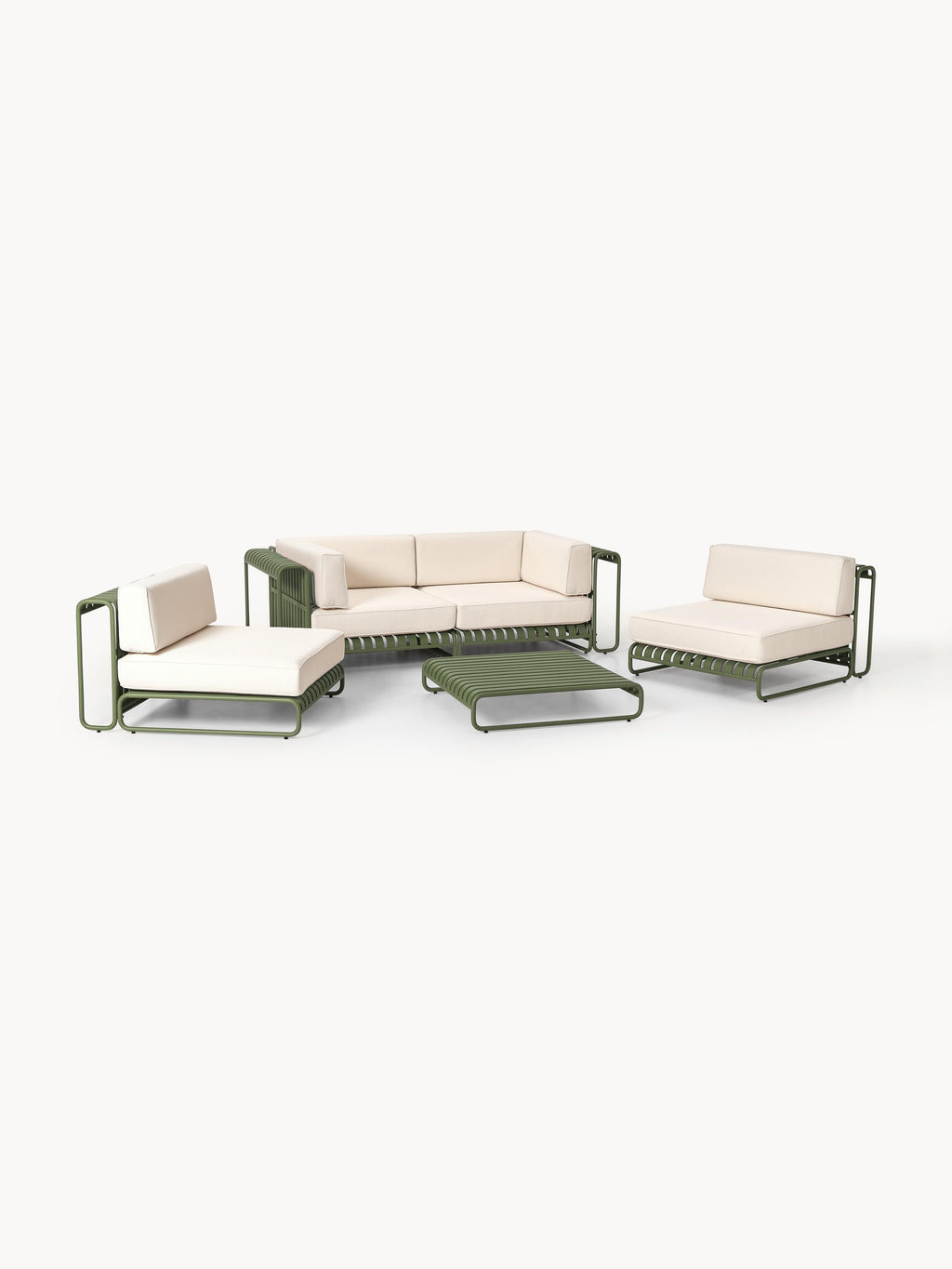 Modulares Garten-Lounge-Set Caio, 4er-Set