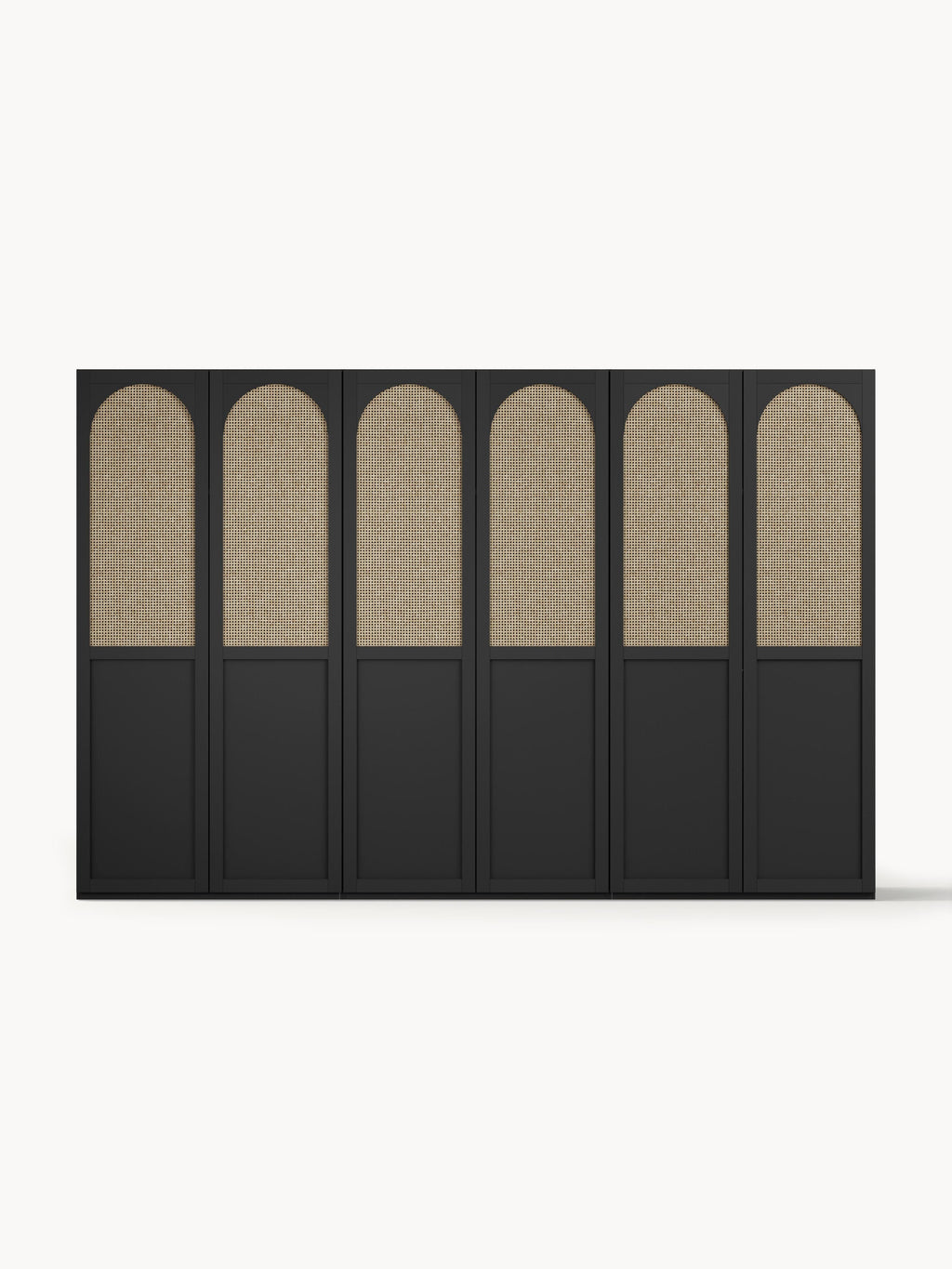 Modularer Drehtürenschrank Jeanne, 300 cm Breite, in verschiedenen Größen