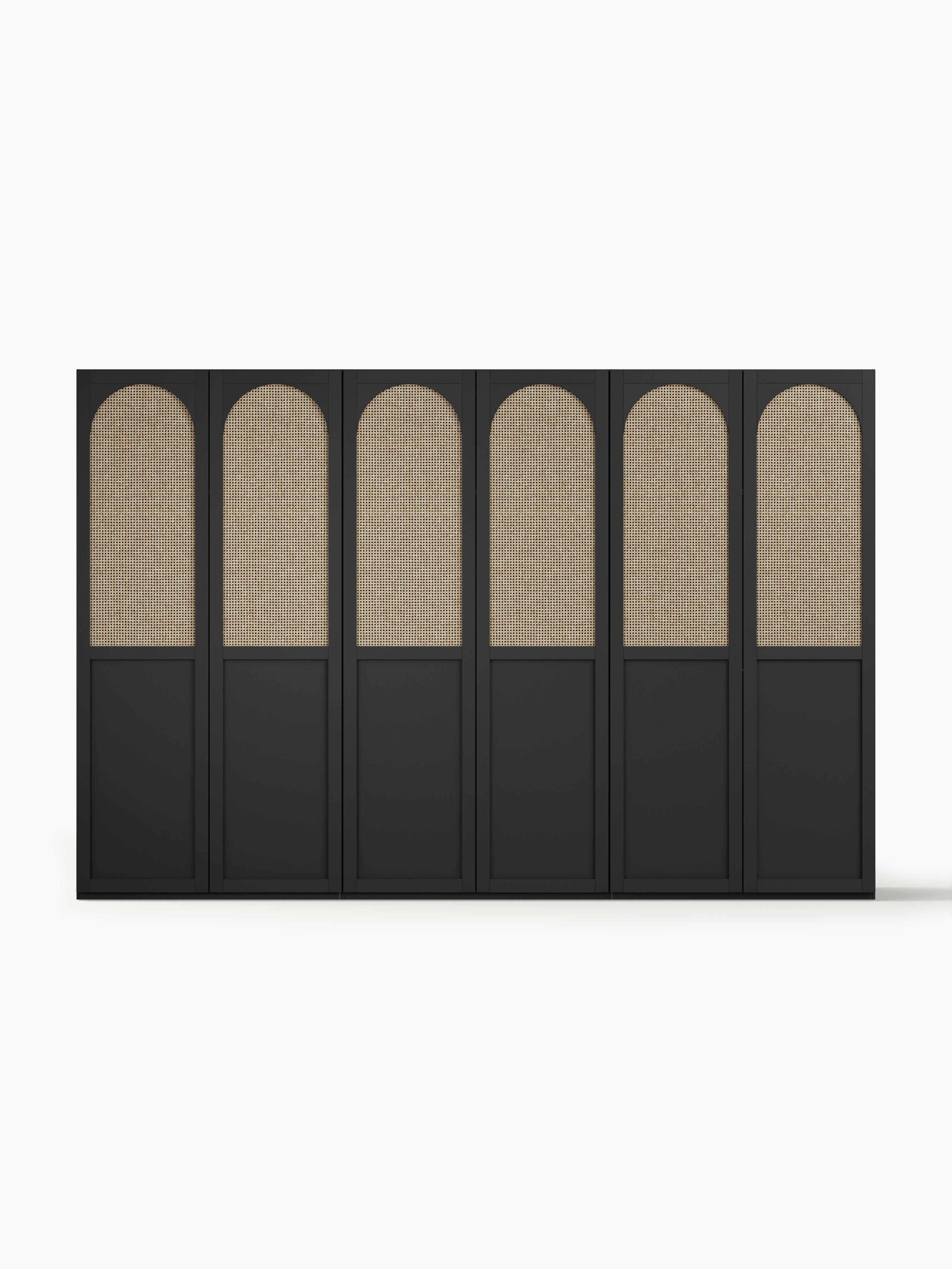 Modularer Drehtürenschrank Jeanne, 300 cm Breite, in verschiedenen Größen