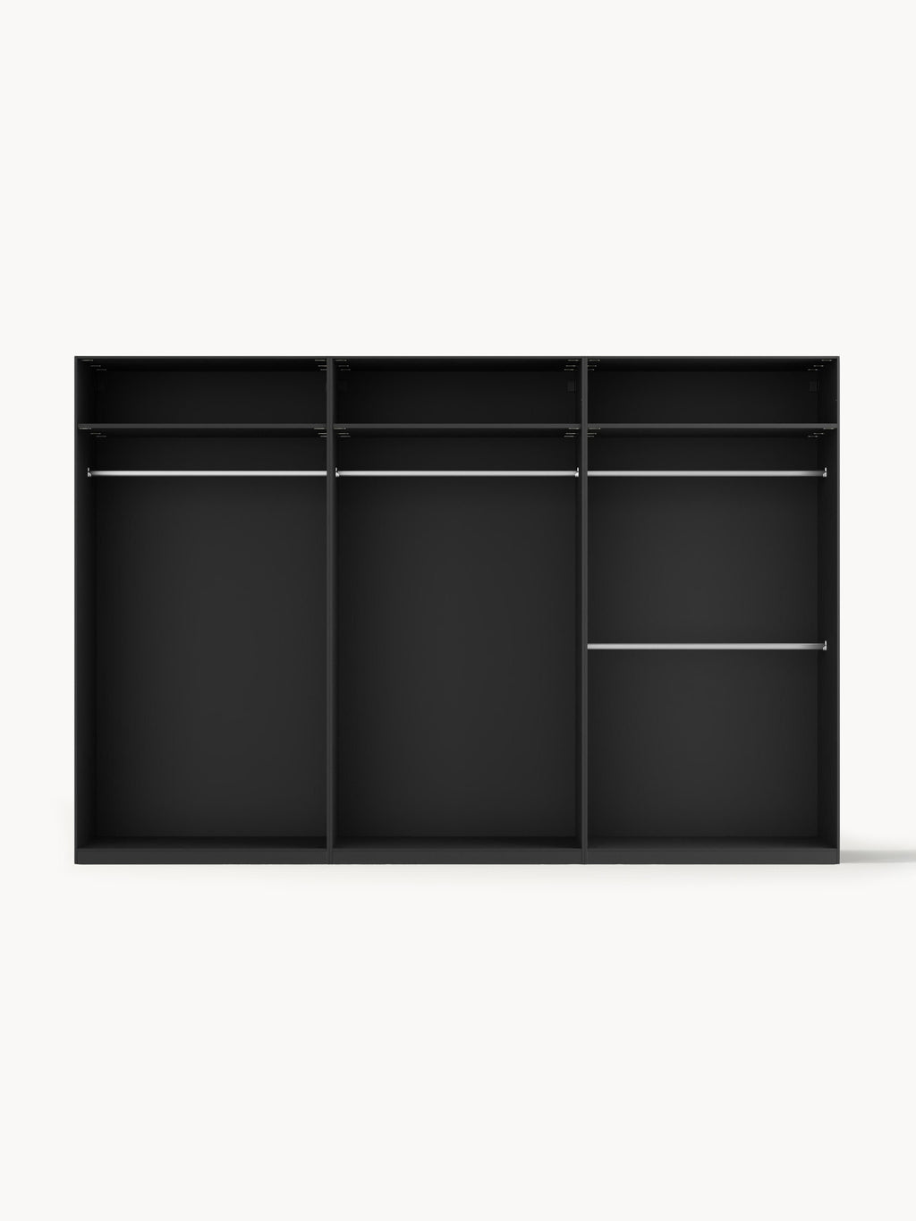 Modularer Drehtürenschrank Jeanne, 300 cm Breite, in verschiedenen Größen