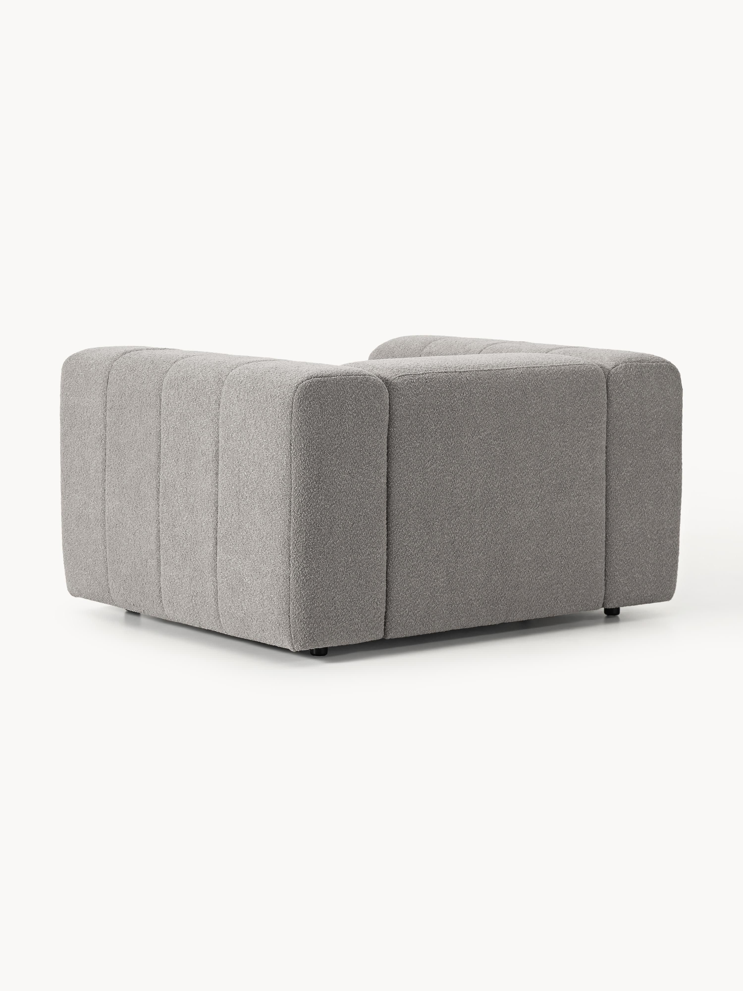 Bouclé-Loungesessel Lena