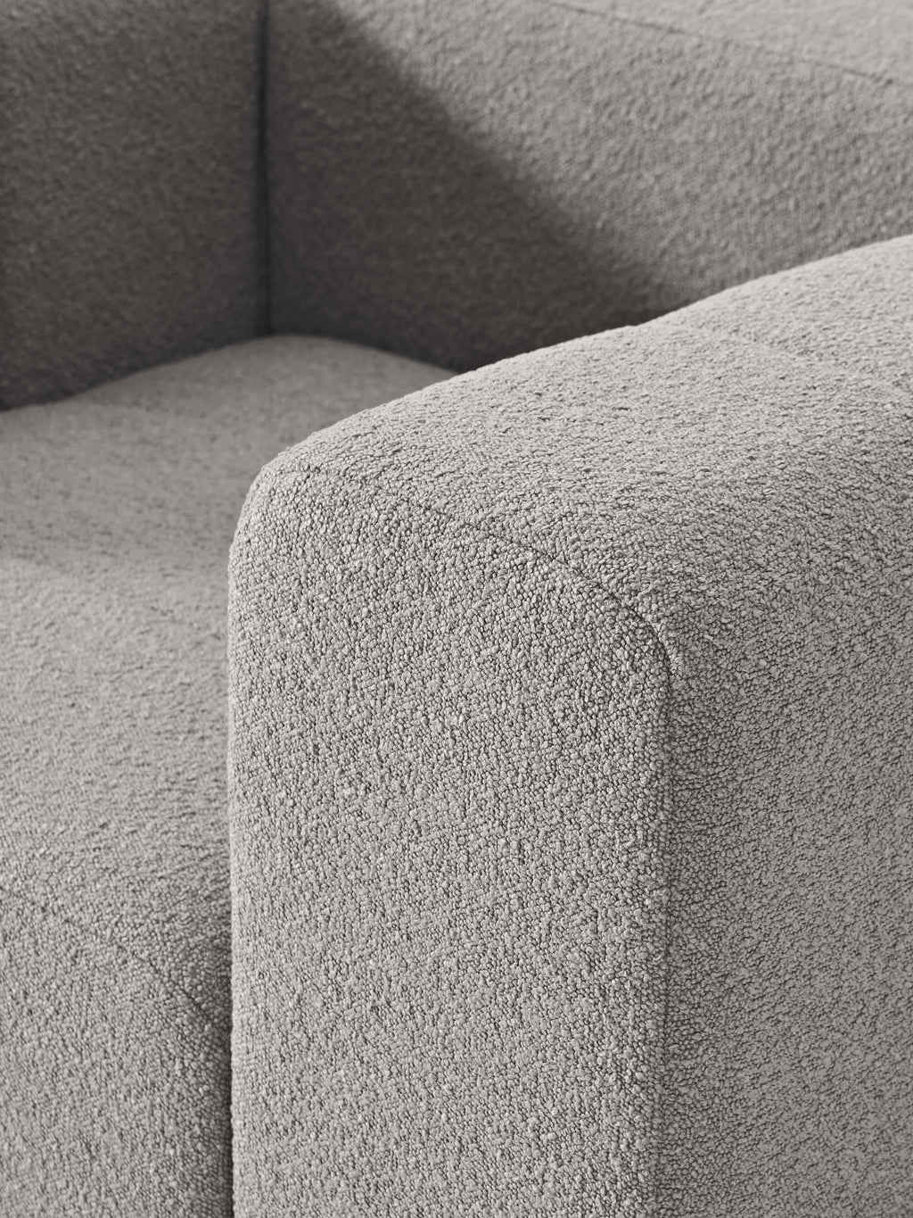 Bouclé-Loungesessel Lena