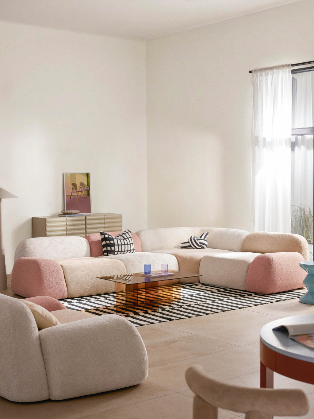 Modulares Ecksofa Wolke (4-Sitzer), Fuorisalone Edition