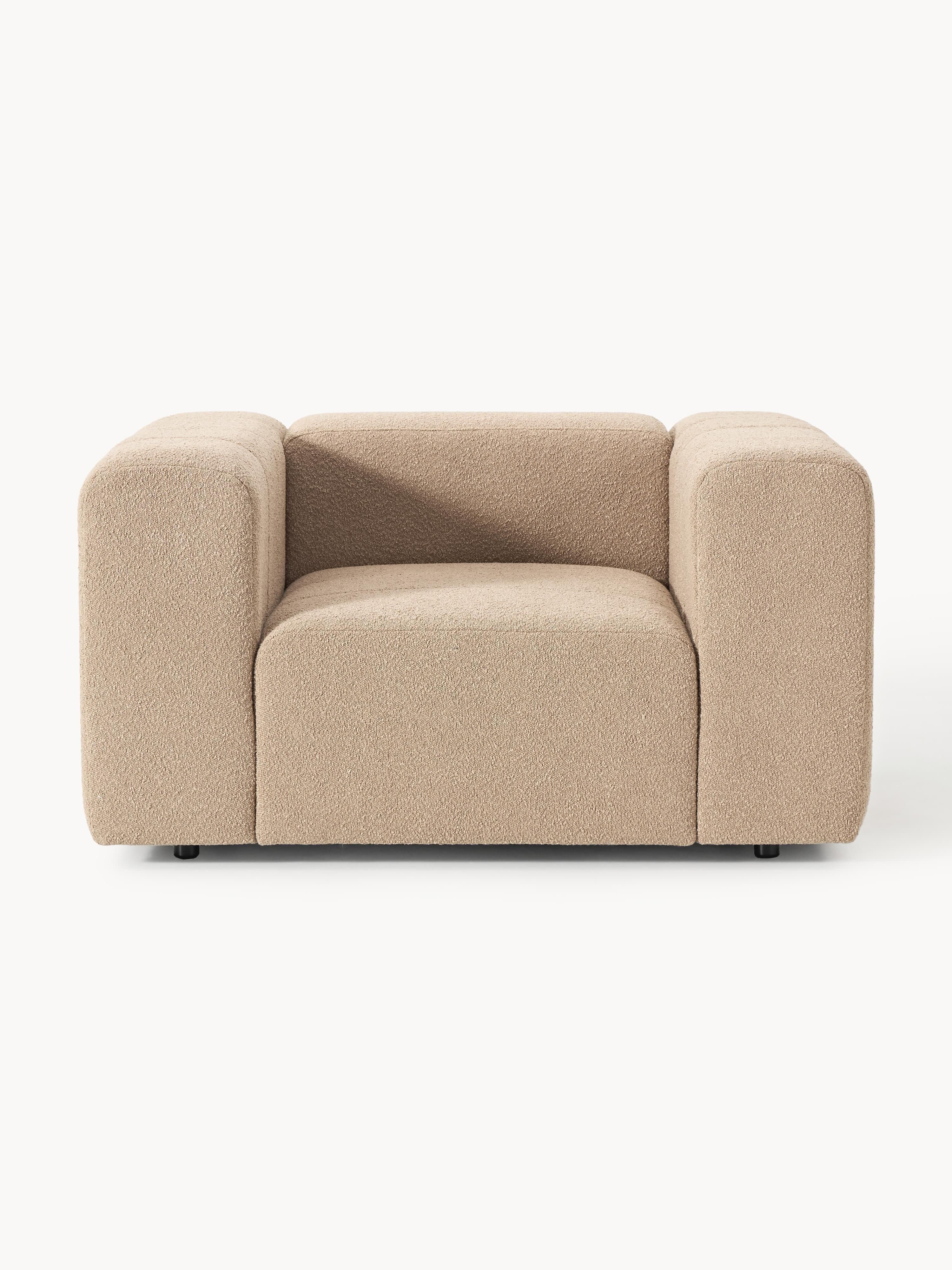 Bouclé-Loungesessel Lena
