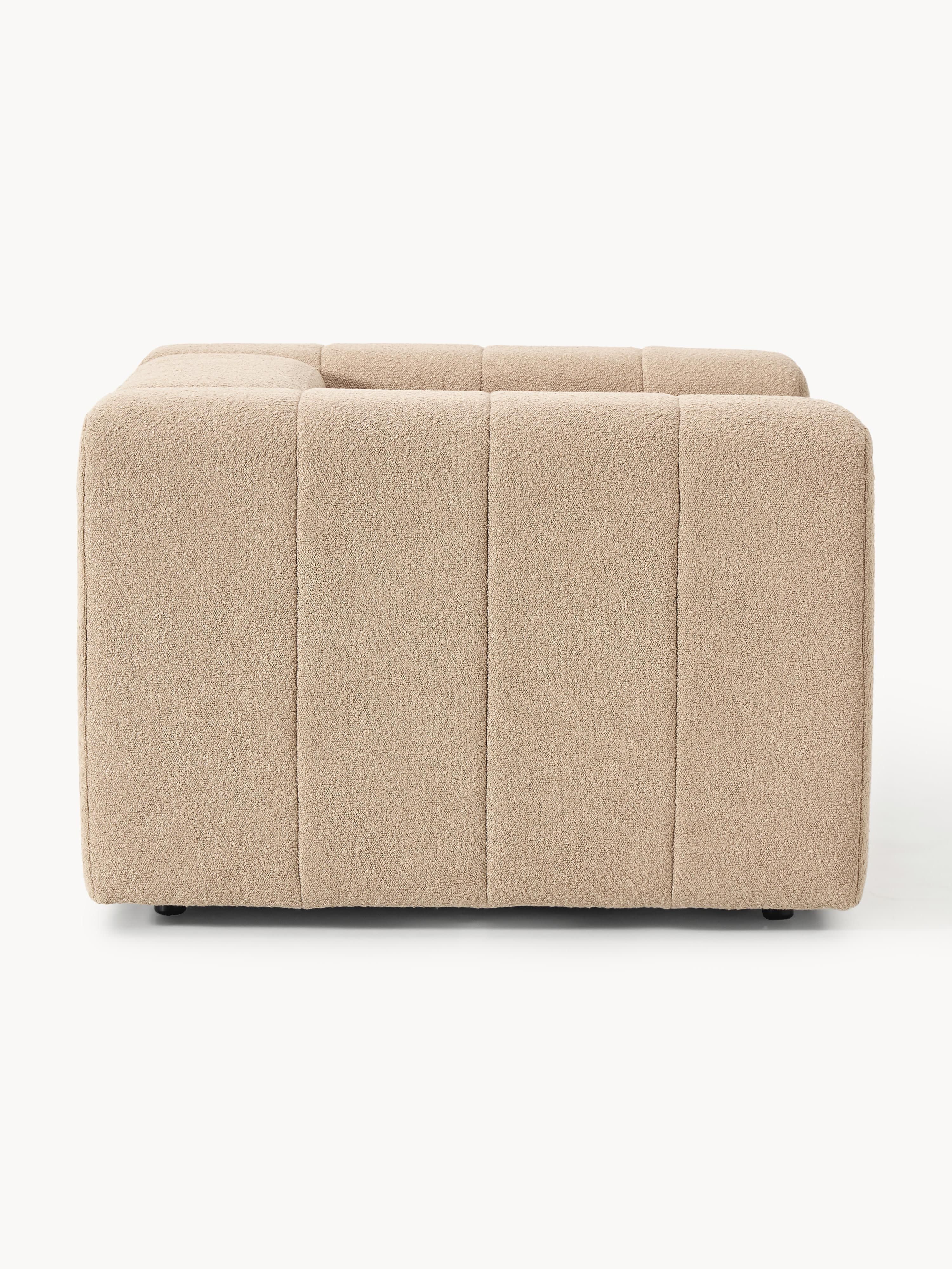 Bouclé-Loungesessel Lena