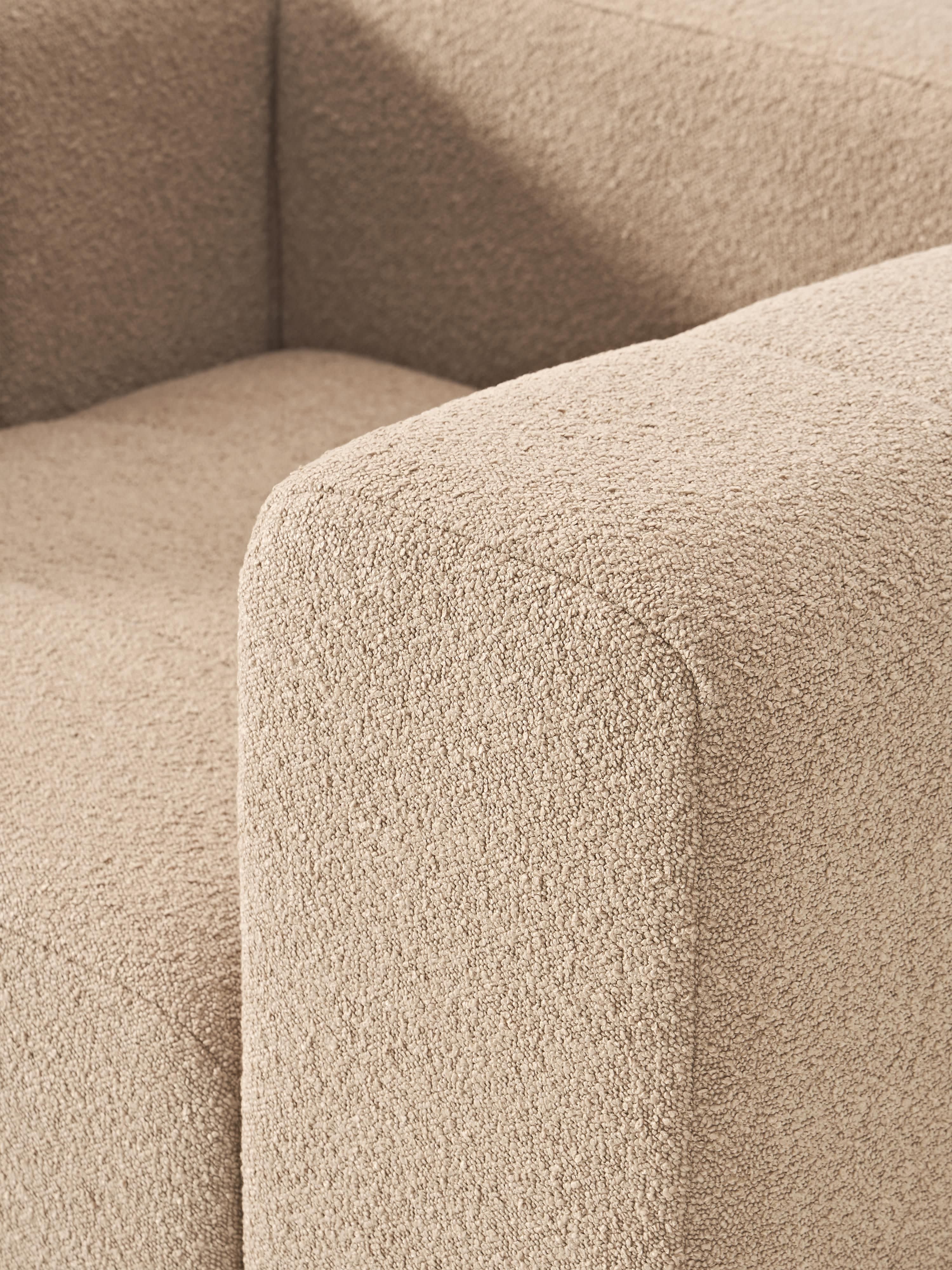 Bouclé-Loungesessel Lena