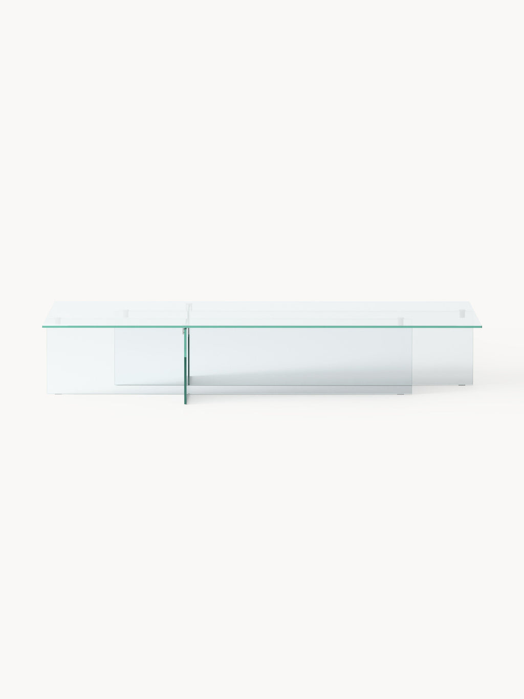 Großer Glas-Couchtisch Anouk, B 160 cm