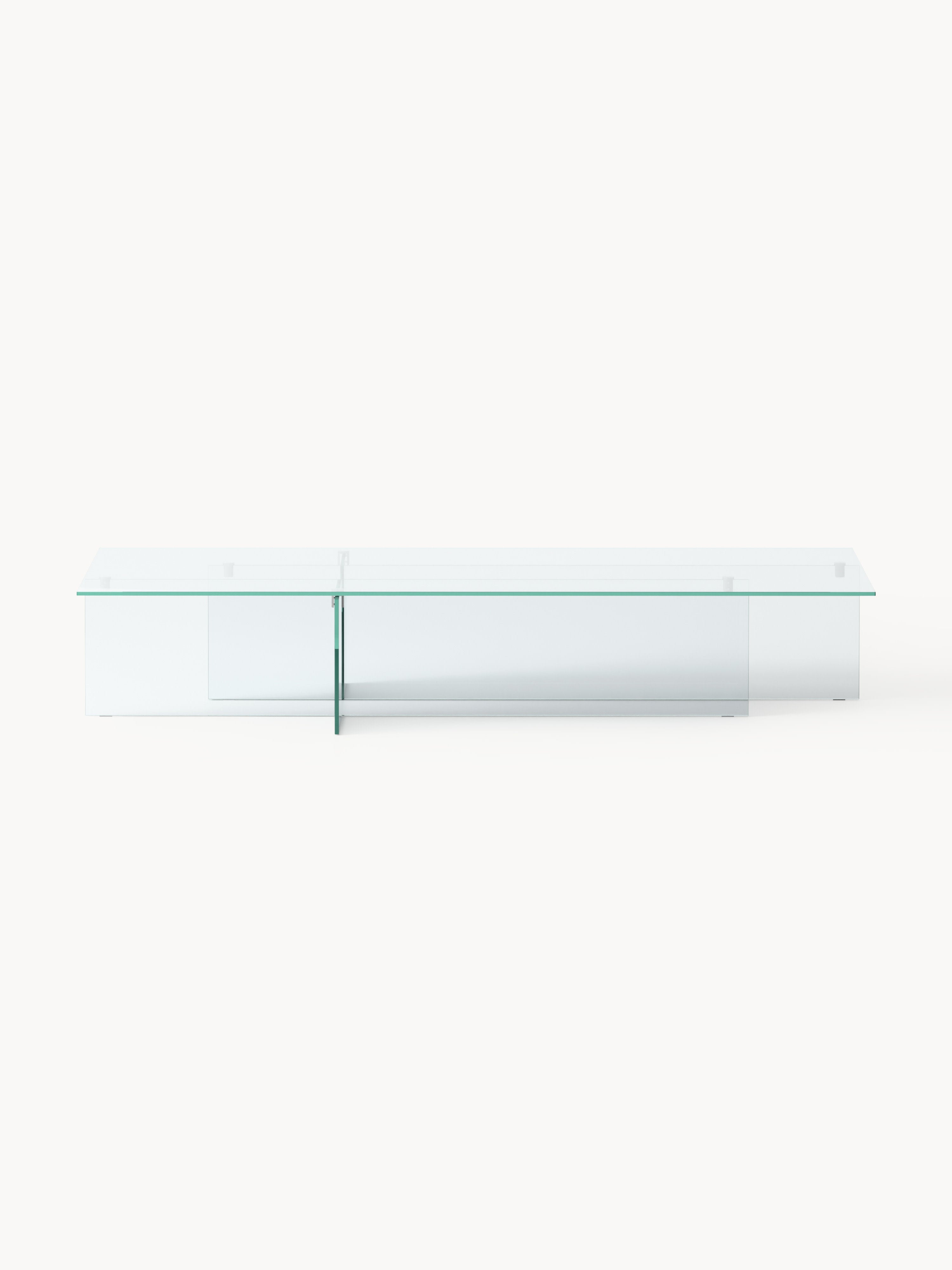 Großer Glas-Couchtisch Anouk, B 160 cm