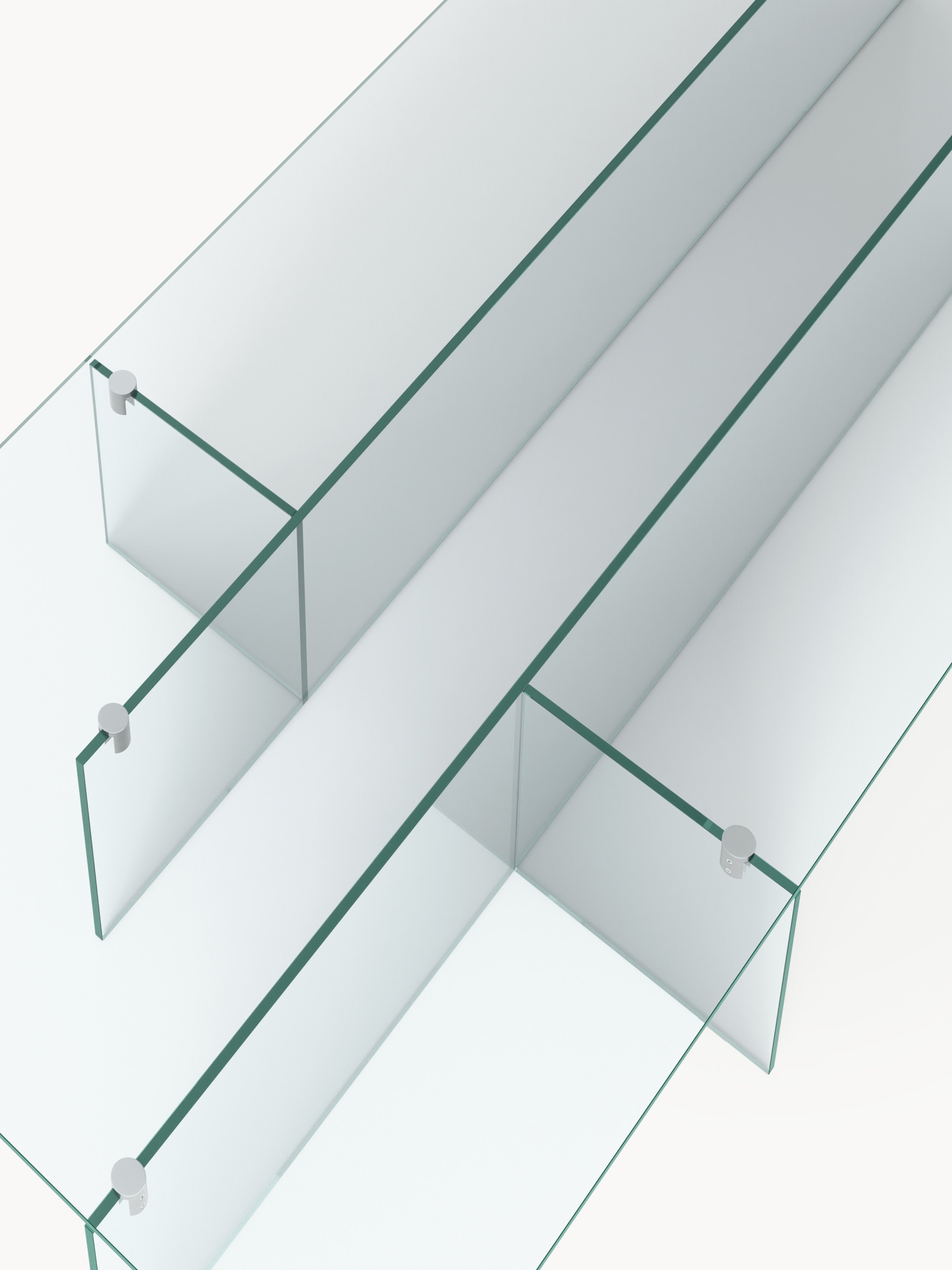 Großer Glas-Couchtisch Anouk, B 160 cm