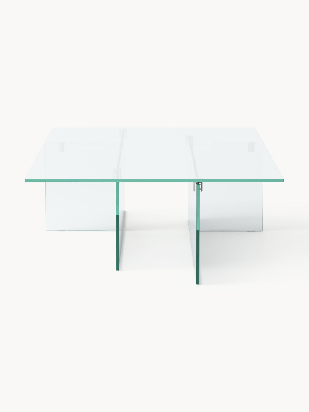 Großer Glas-Couchtisch Anouk, B 160 cm