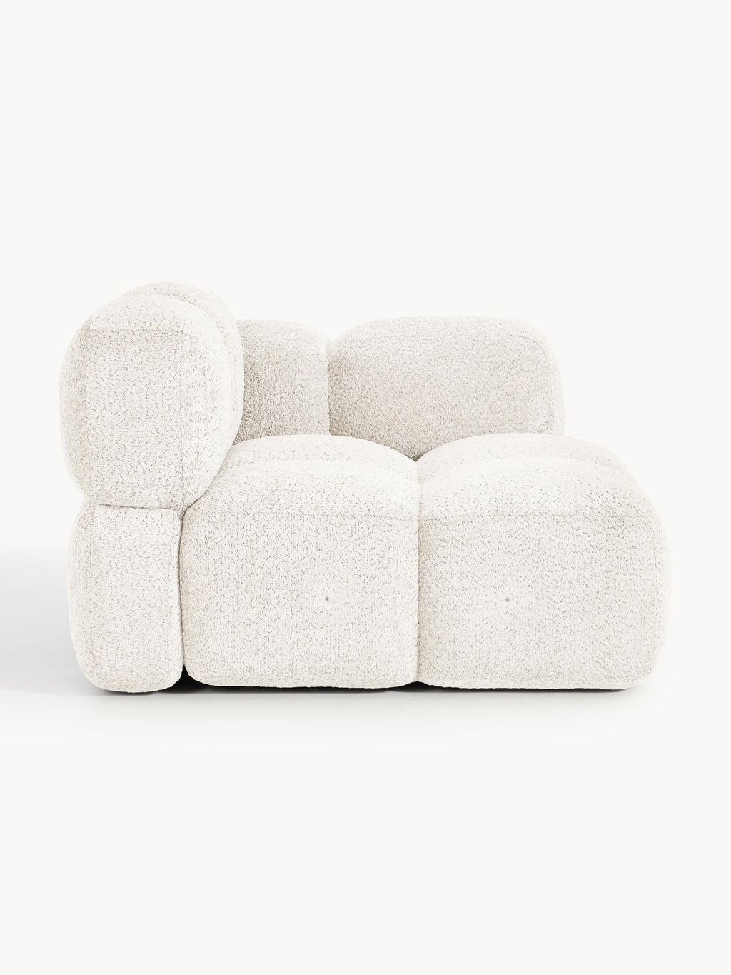 Eckmodul Tayla aus Teddy-Bouclé