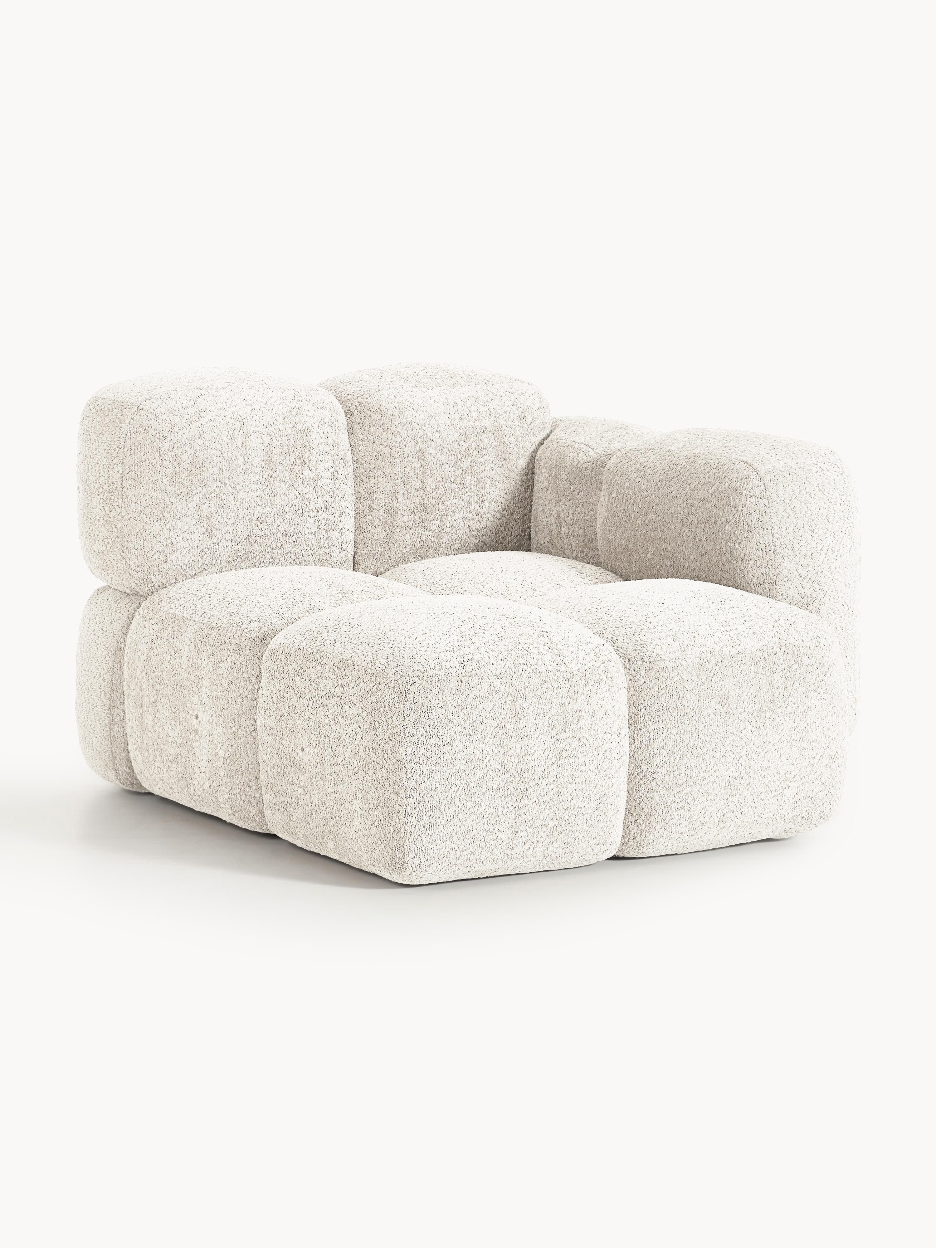 Eckmodul Tayla aus Teddy-Bouclé