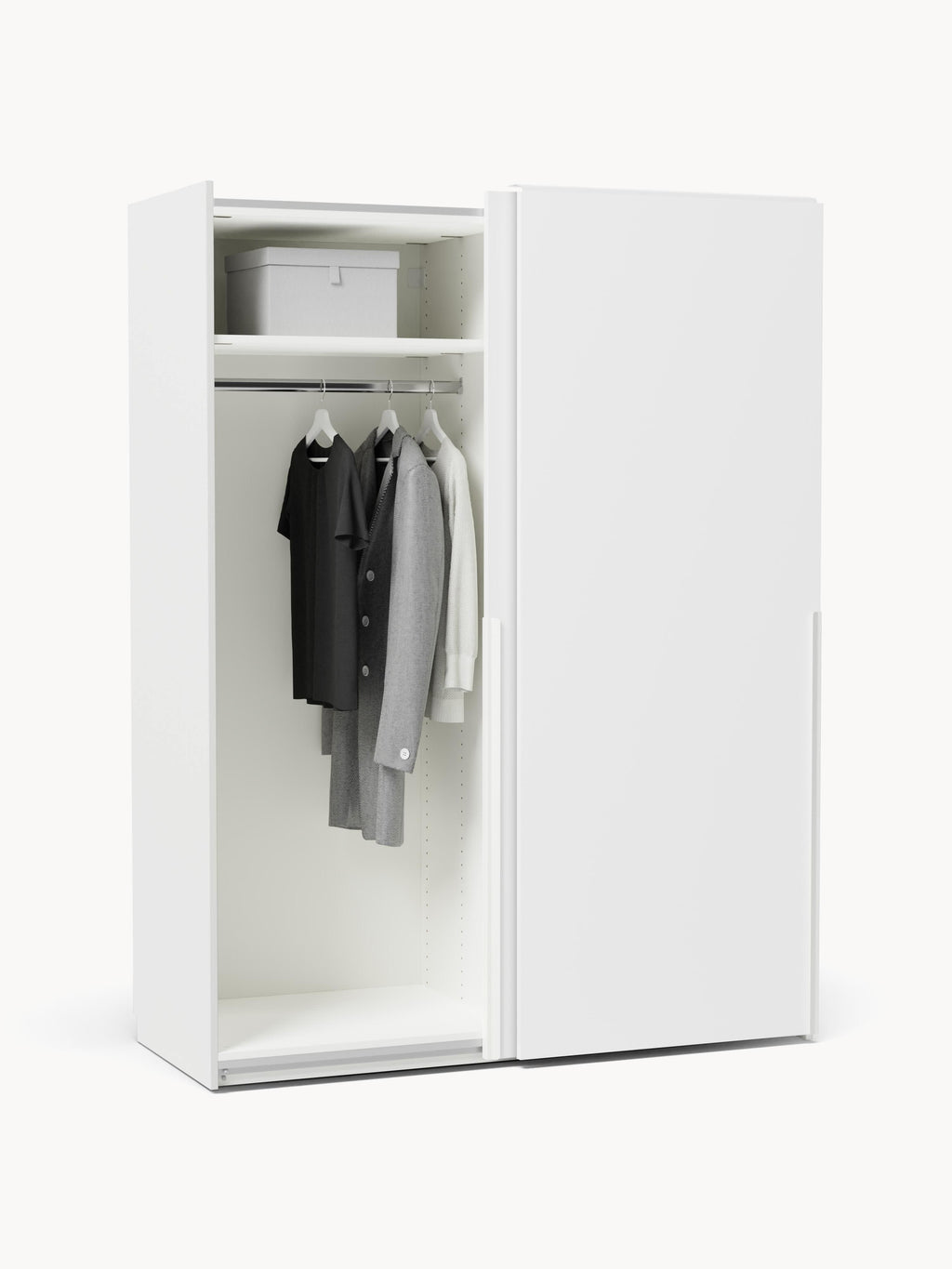 Modularer Schwebetürenschrank Leon, 150 cm Breite, in verschiedenen Größen