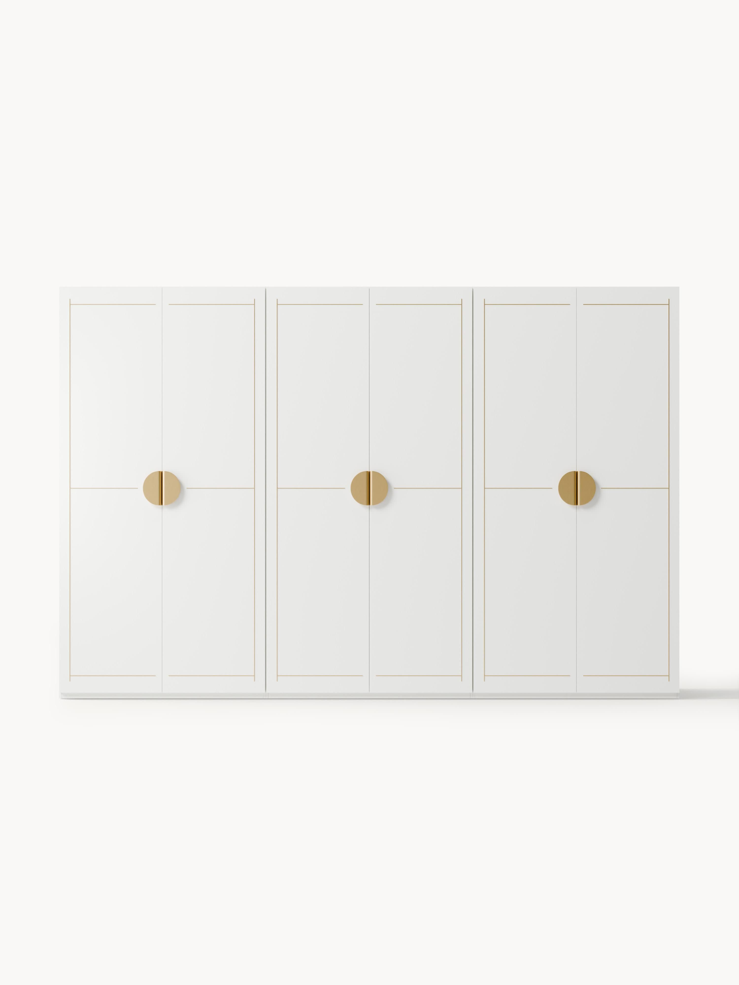 Modularer Drehtürenschrank Denise, 300 cm Breite, in verschiedenen Größen