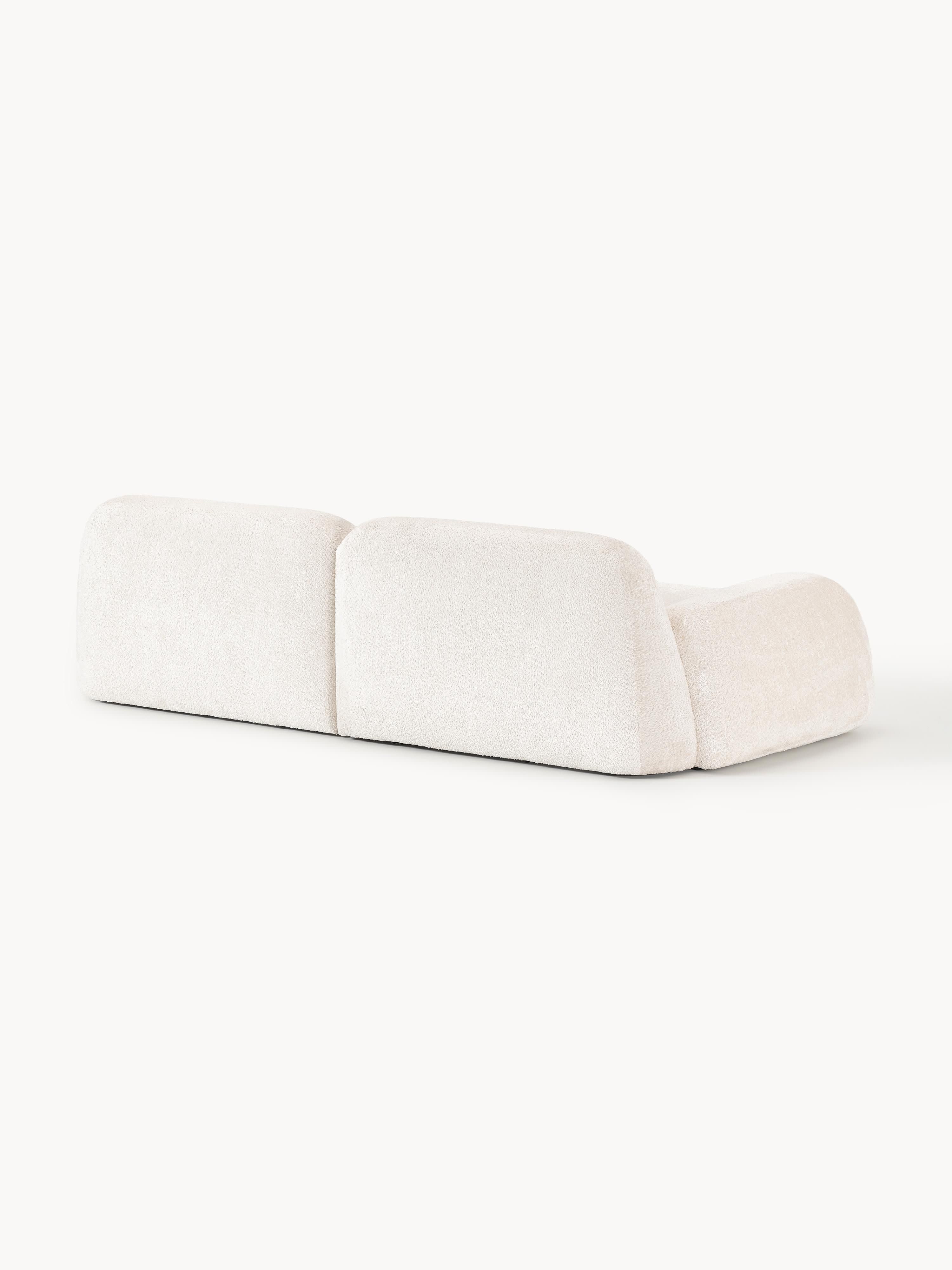 Modulares Teddy-Bouclé-Sofa Wolke (3-Sitzer)