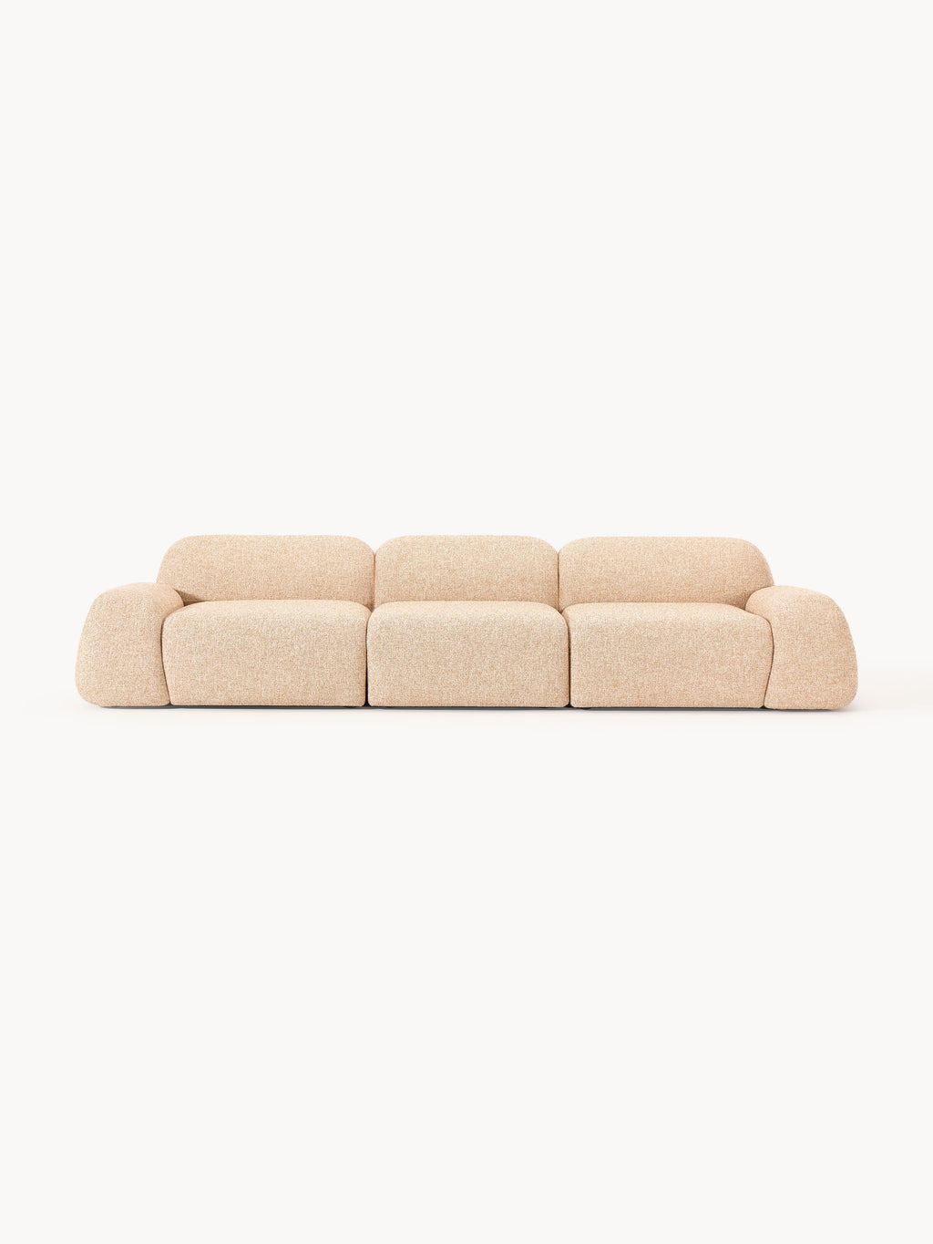 Galeriebild 1 - Modulares Bouclé-Sofa Wolke (4-Sitzer)