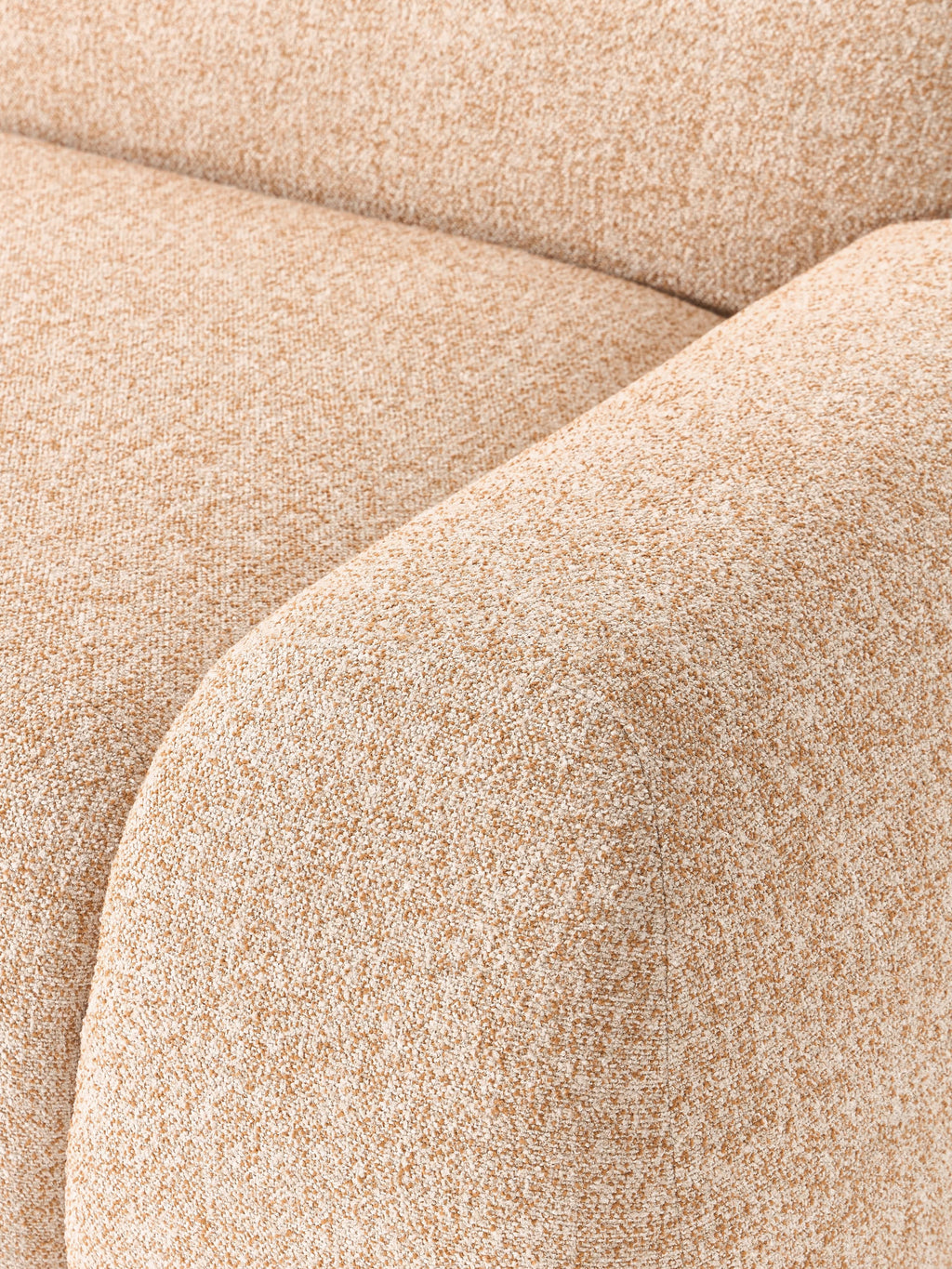 Modulares Bouclé-Sofa Wolke (4-Sitzer)