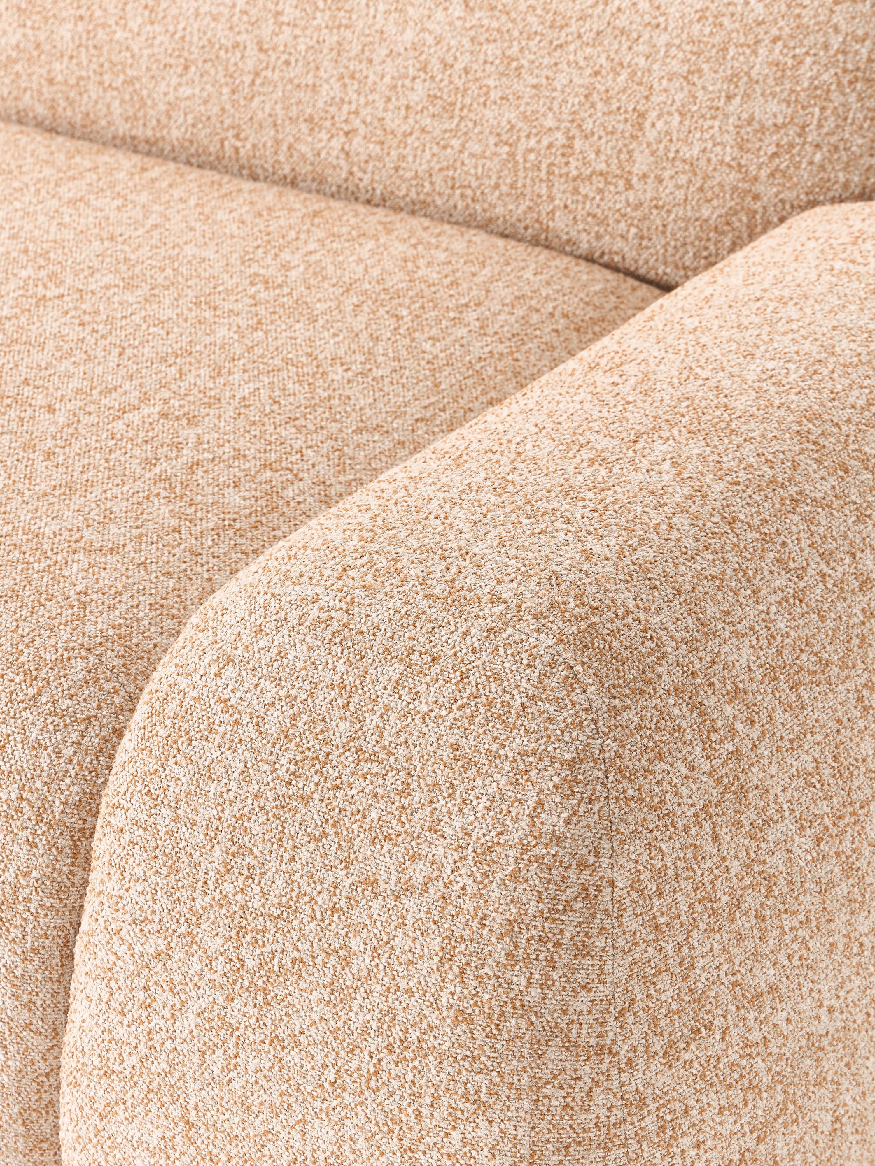 Modulares Bouclé-Sofa Wolke (4-Sitzer)