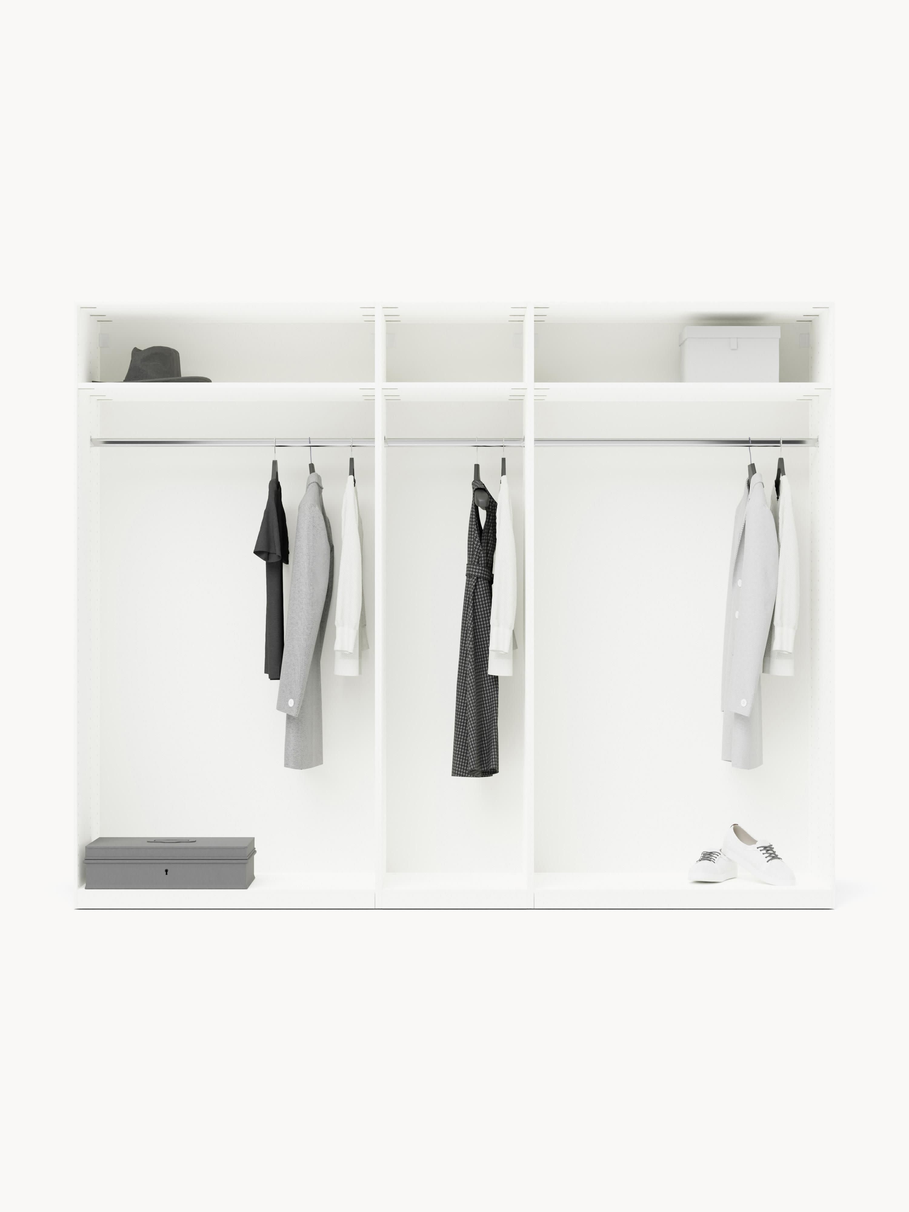 Modularer Drehtürenschrank Simone, 250 cm Breite, in verschiedenen Größen