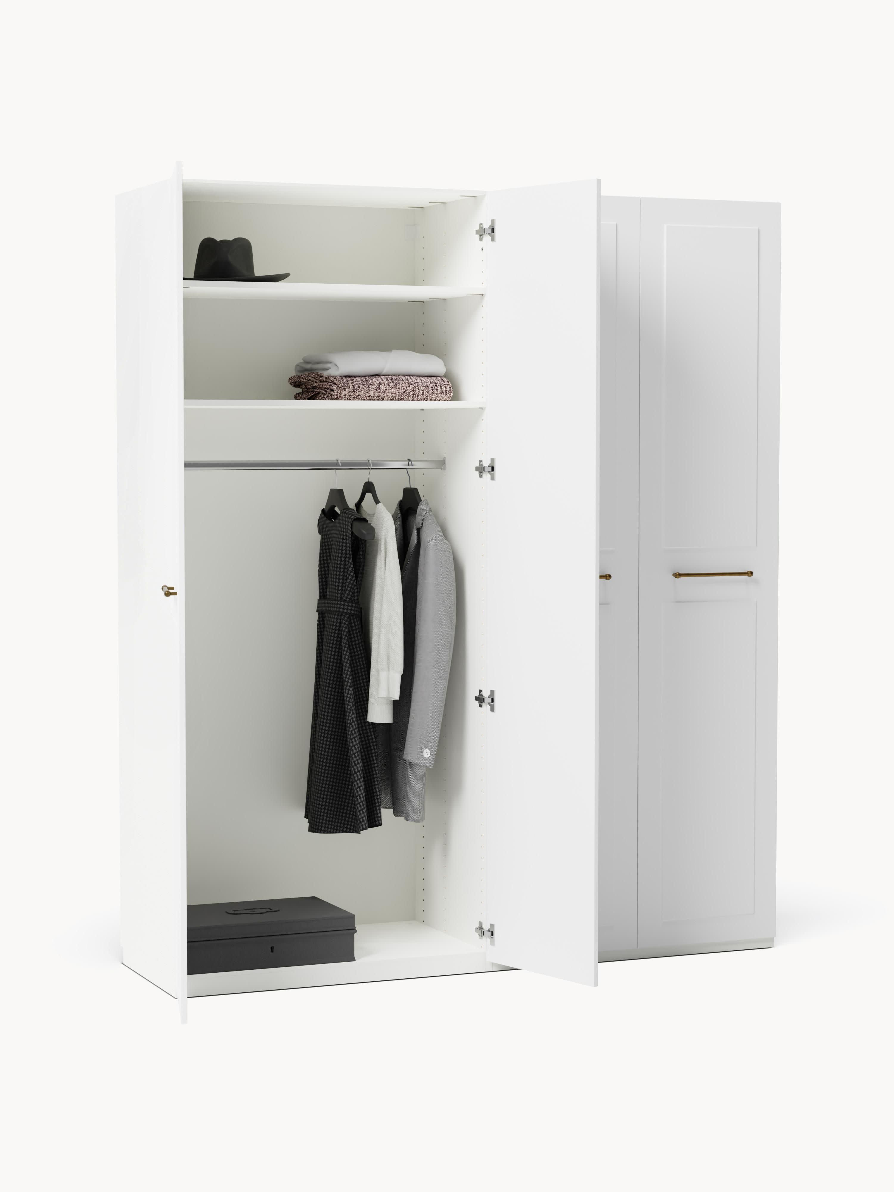 Modularer Drehtürenschrank Charlotte, 200 cm Breite, in verschiedenen Größen