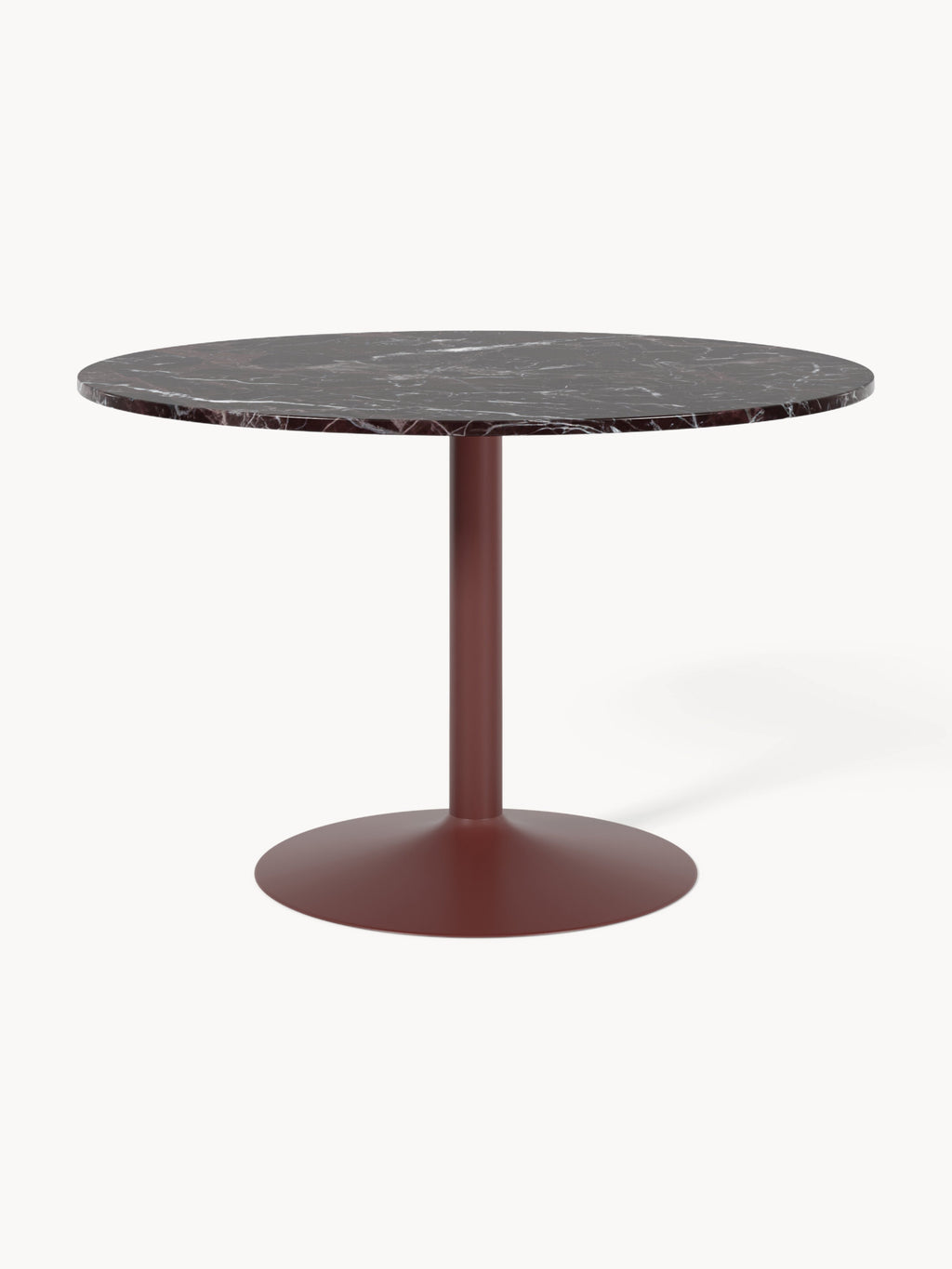 Ovaler Marmor-Esstisch Miley, 120 x 90 cm