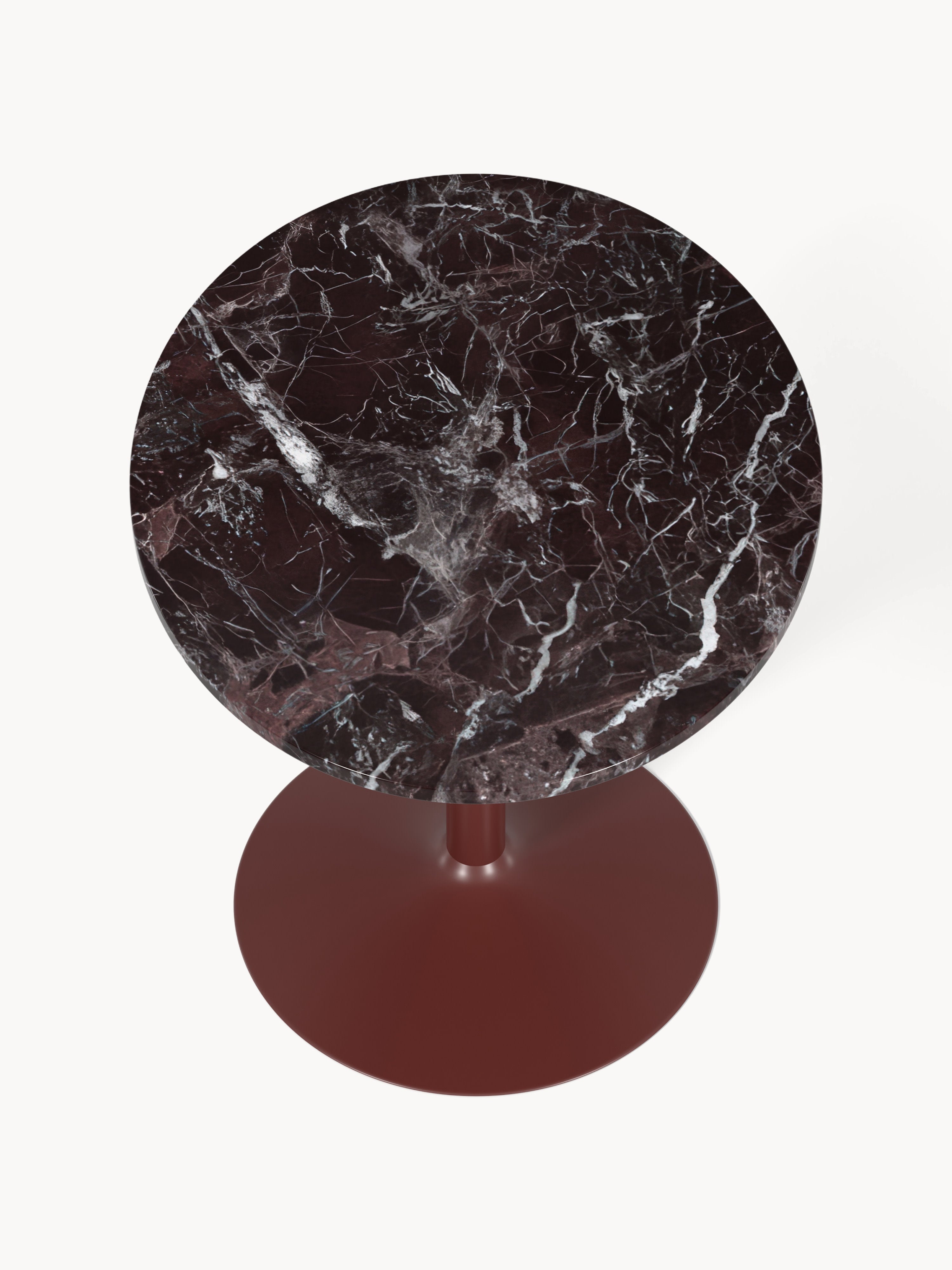 Ovaler Marmor-Esstisch Miley, 120 x 90 cm