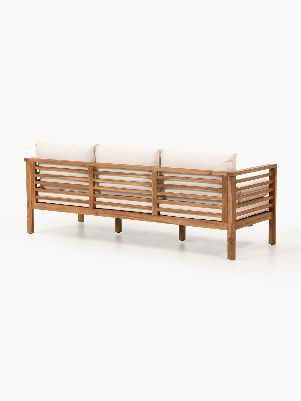 Garten-Loungesofa Bo (3-Sitzer) aus Akazienholz