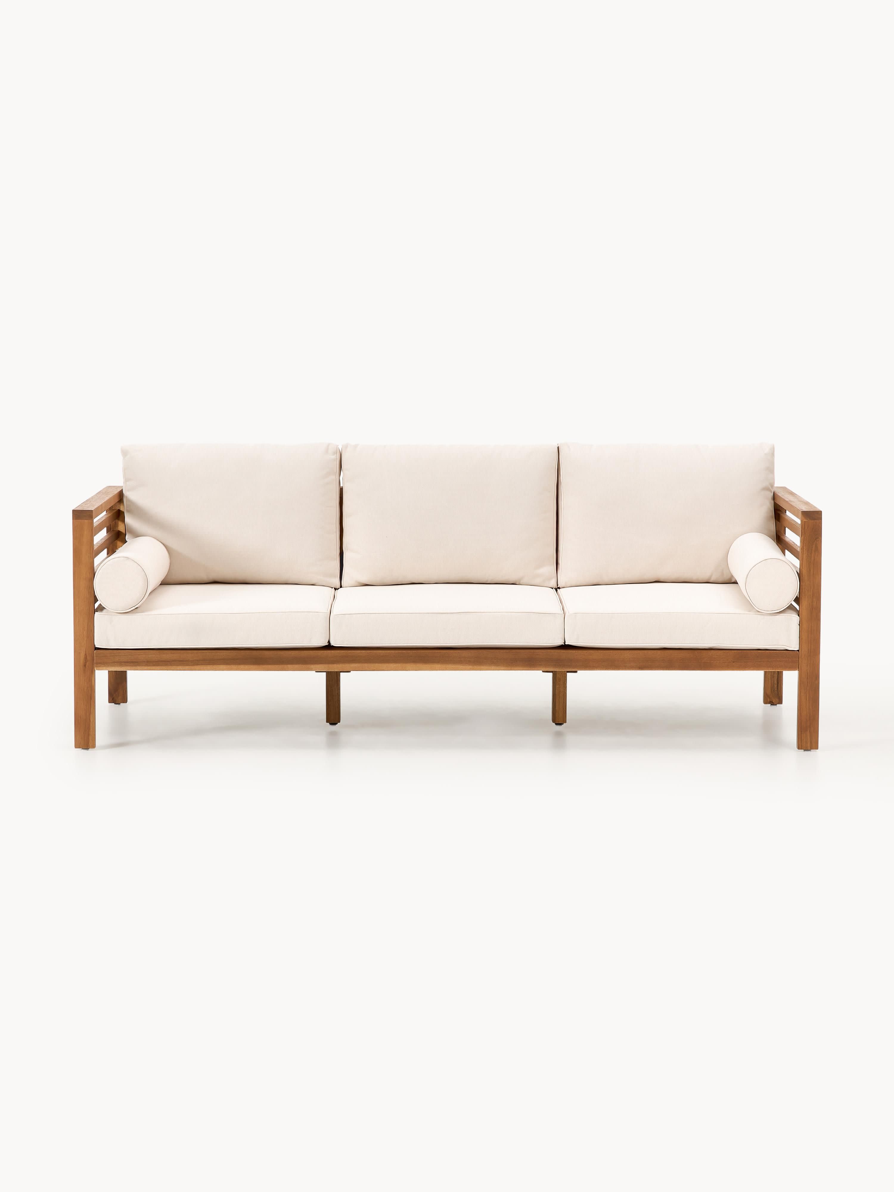 Galeriebild 1 - Garten-Loungesofa Bo (3-Sitzer) aus Akazienholz