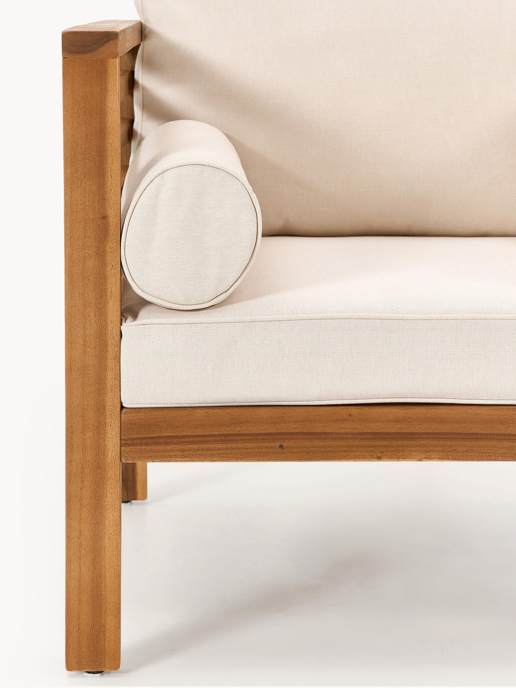 Garten-Loungesofa Bo (3-Sitzer) aus Akazienholz
