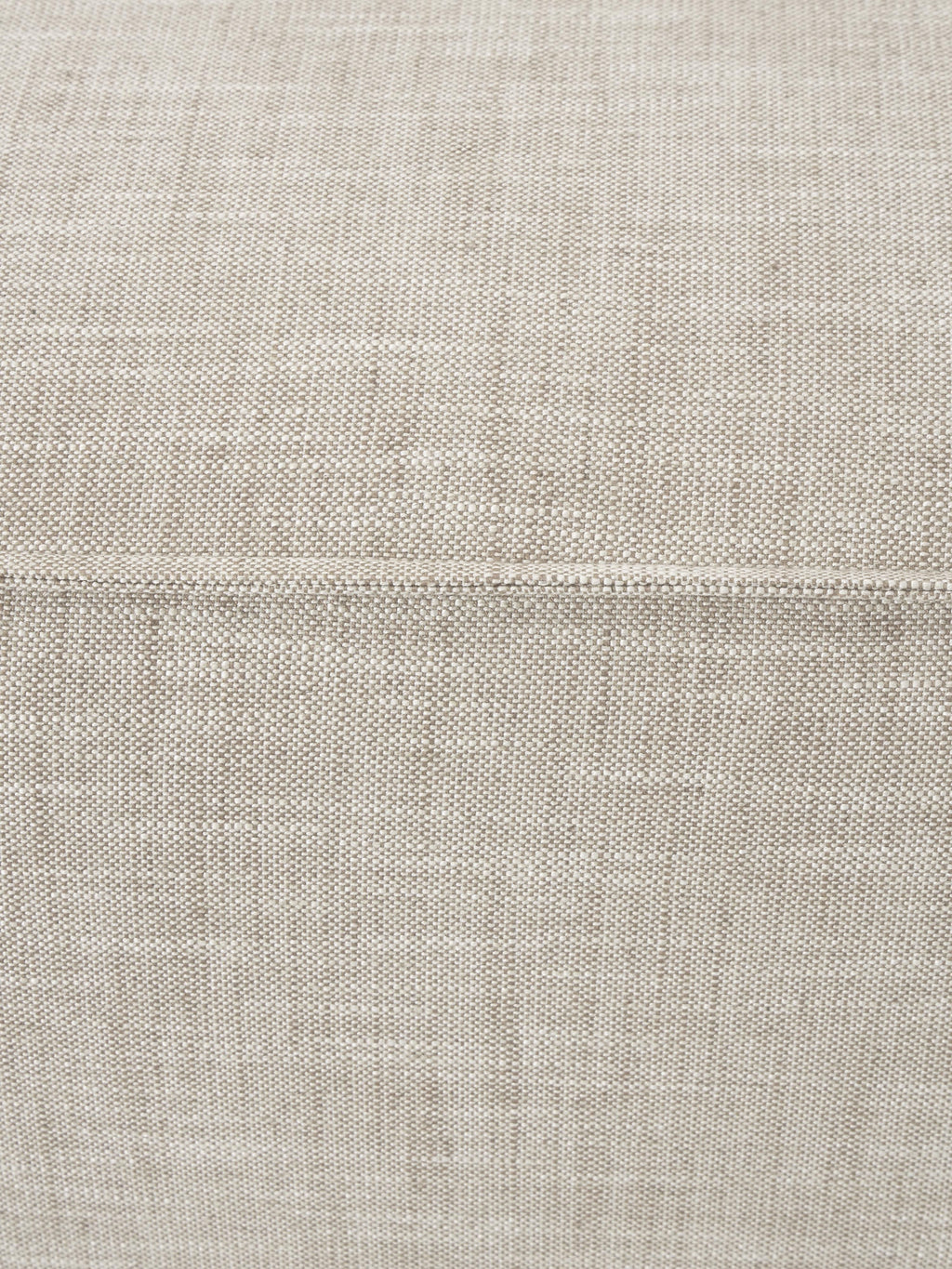 Sofa-Hocker Lennon aus Leinen-Mix