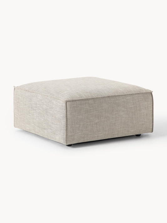 Galeriebild 1 - Sofa-Hocker Lennon aus Leinen-Mix
