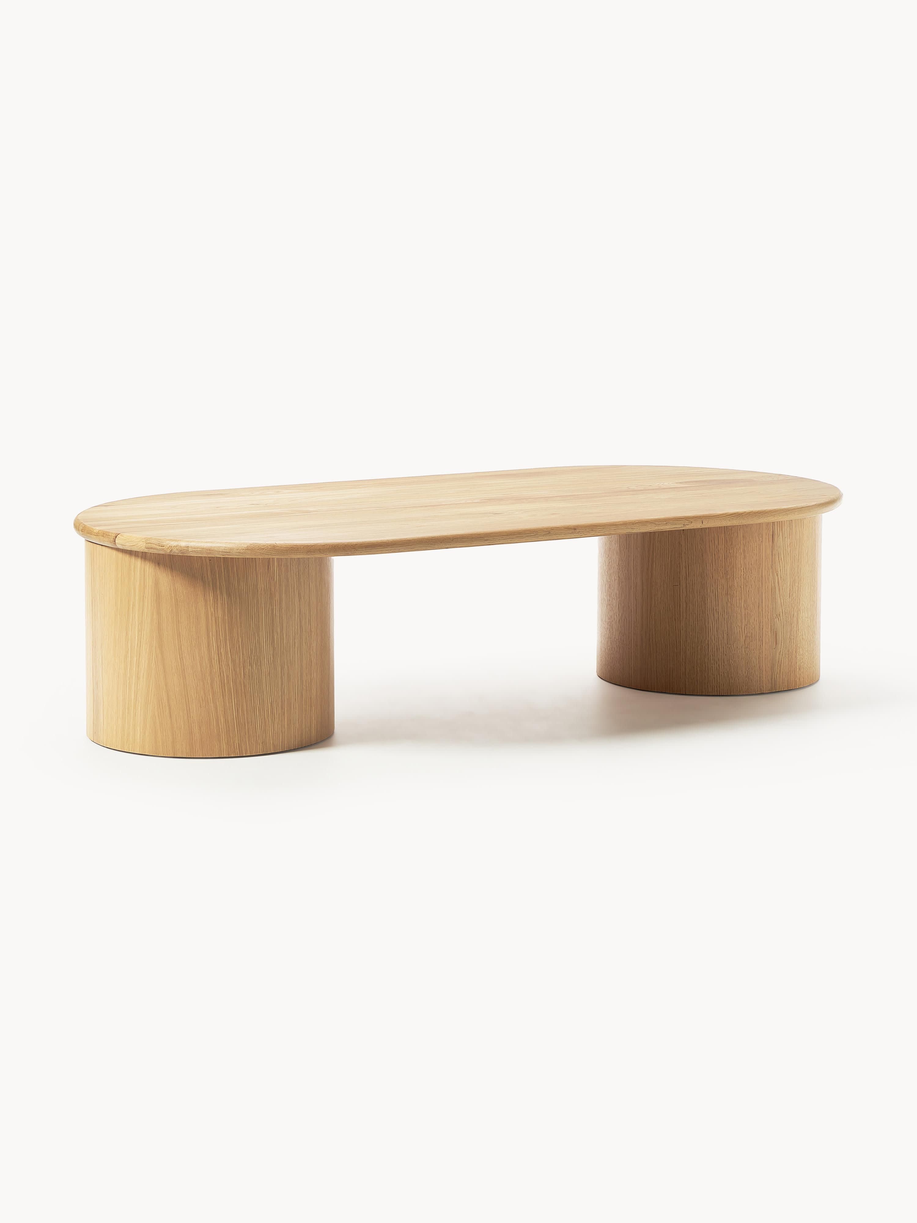 Galeriebild 1 - Ovaler Couchtisch Didi aus Eichenholz