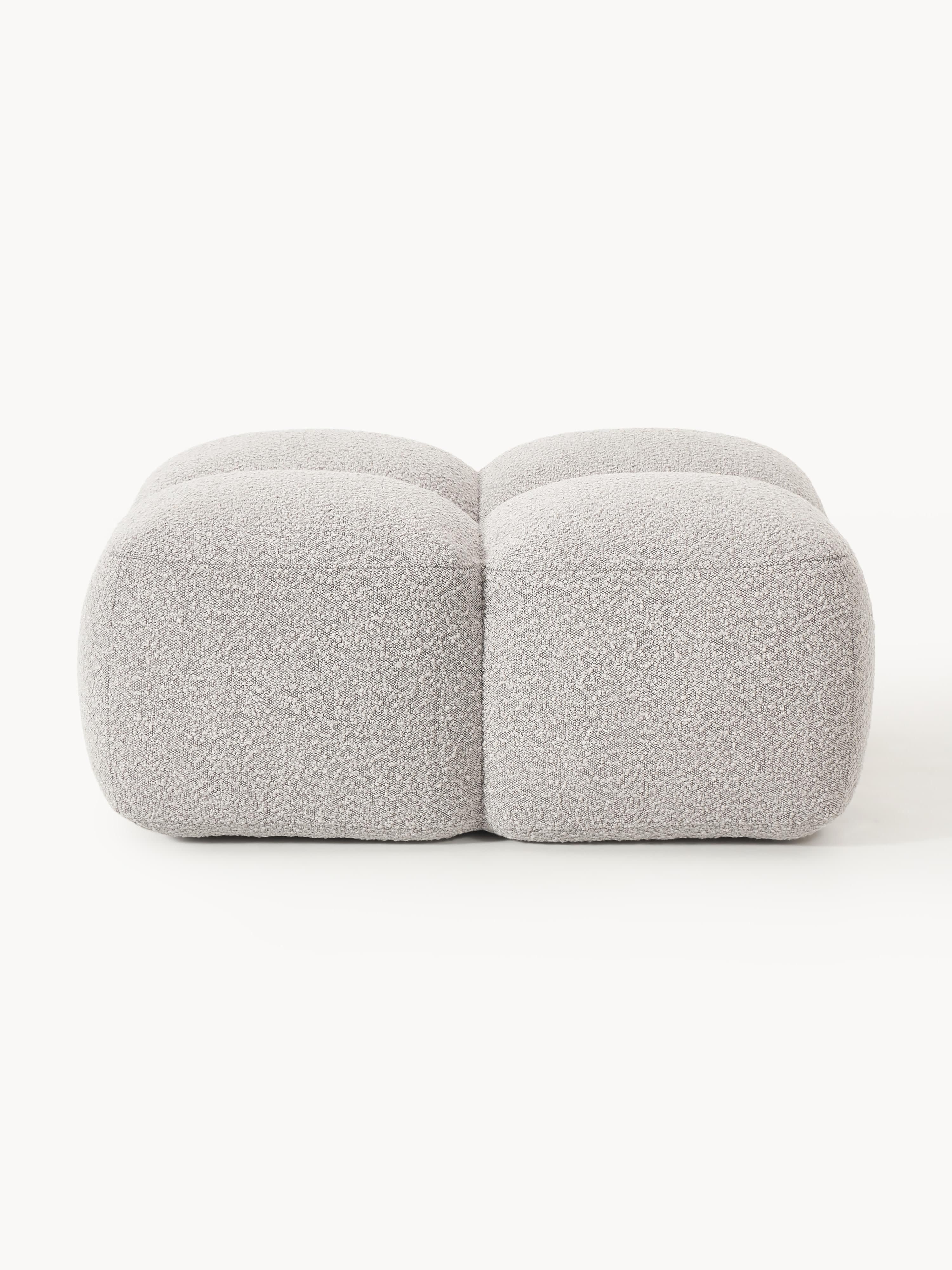 Sofa-Hocker Tayla aus Bouclé