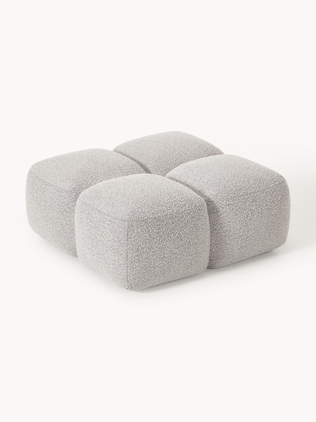 Sofa-Hocker Tayla aus Bouclé