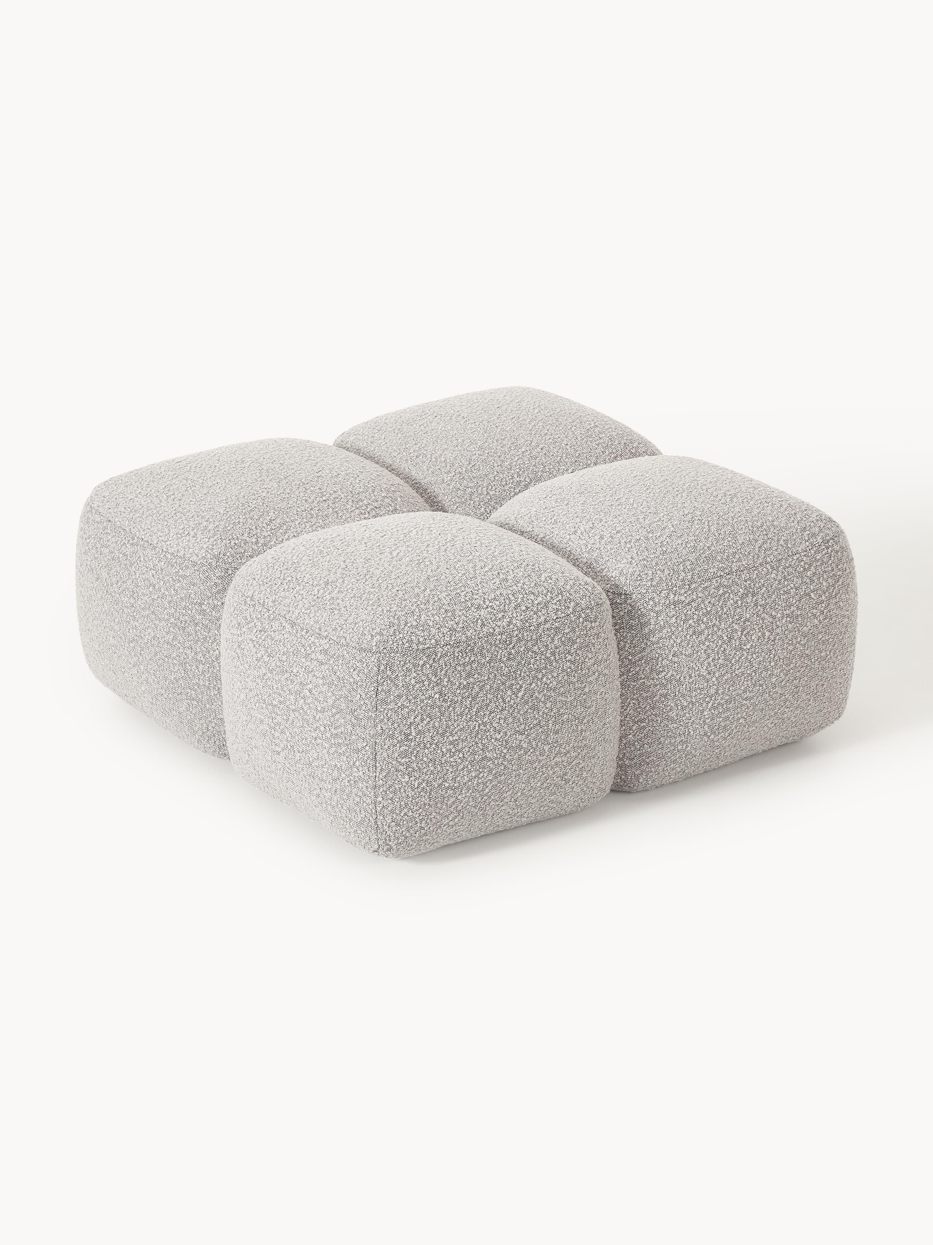 Sofa-Hocker Tayla aus Bouclé