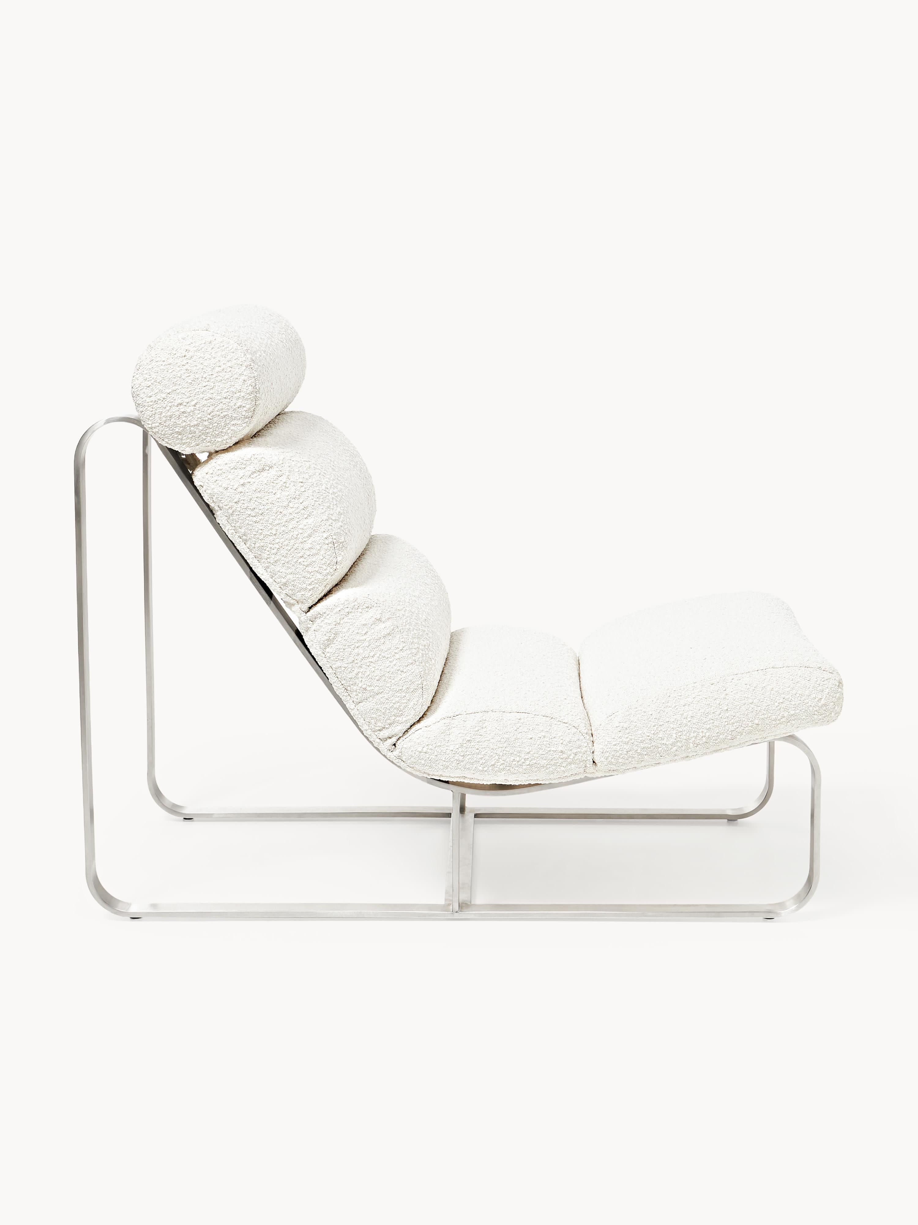 Bouclé-Loungesessel Pavlos