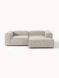 Galeriebild 1 - Modulares Ecksofa Lennon (2-Sitzer) aus Leinen-Mix