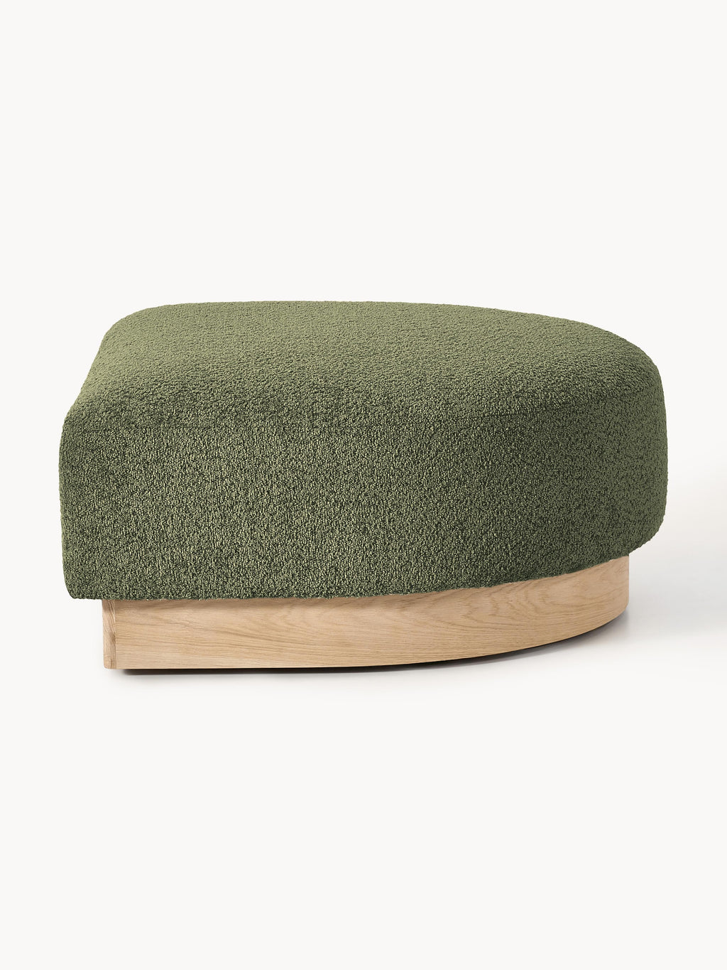 Sofa-Hocker Natalie aus Teddy-Bouclé