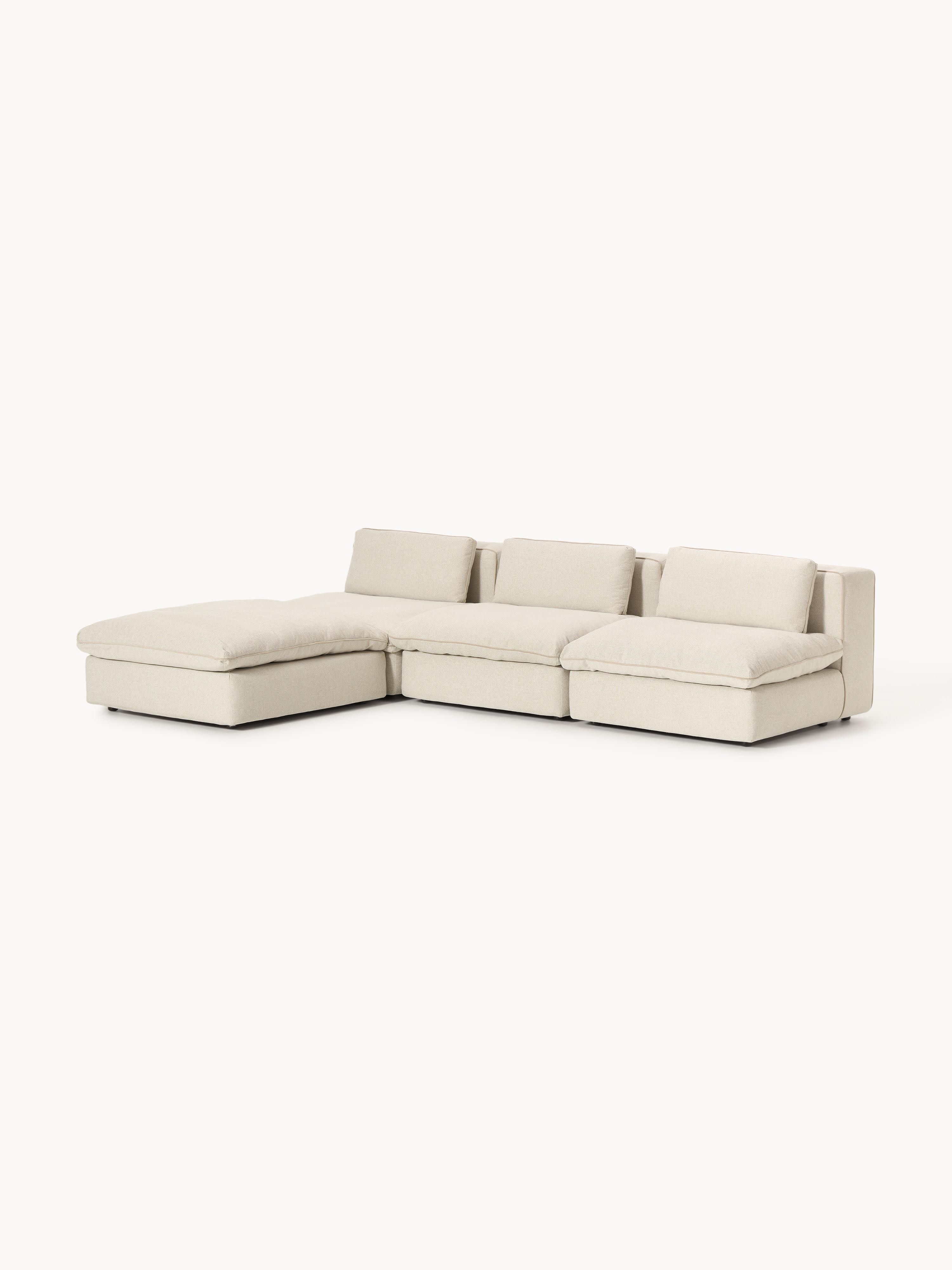 Modulares Sofa Felix mit Hocker (links/rechts)