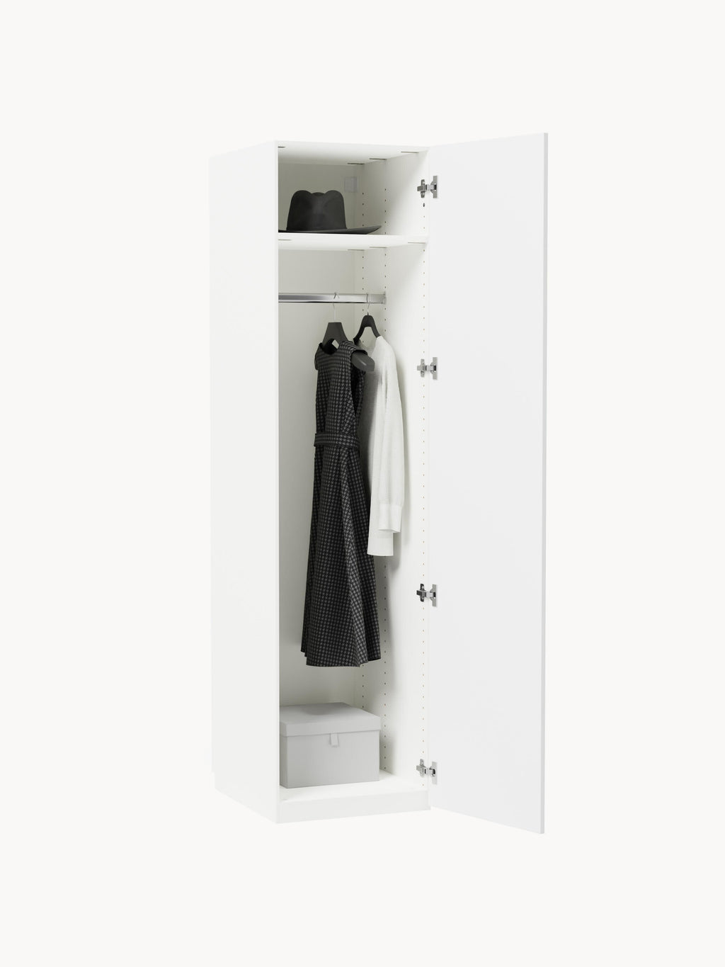Modularer Drehtürenschrank Charlotte, 50 cm Breite, in verschiedenen Größen