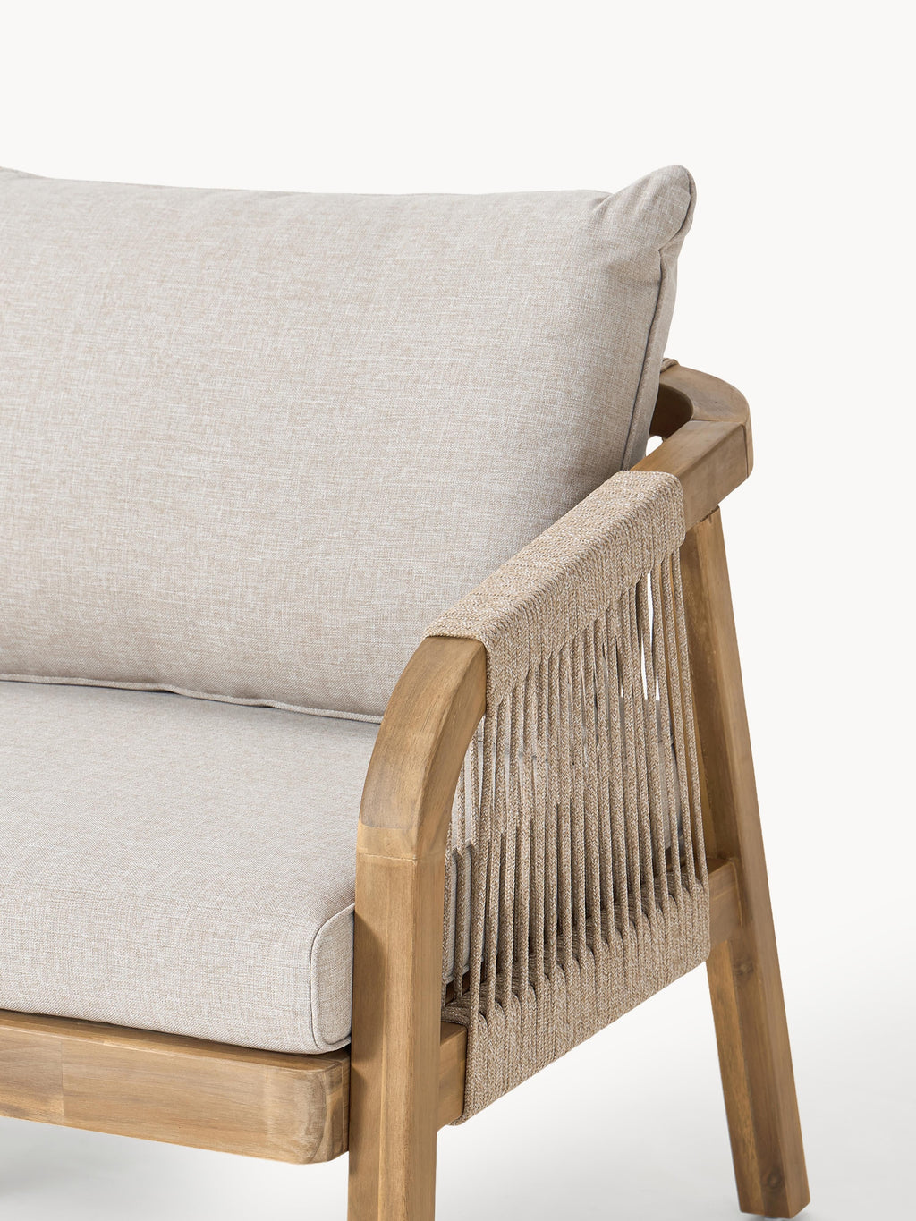 Garten-Loungesofa Lu aus Akazienholz (2-Sitzer)