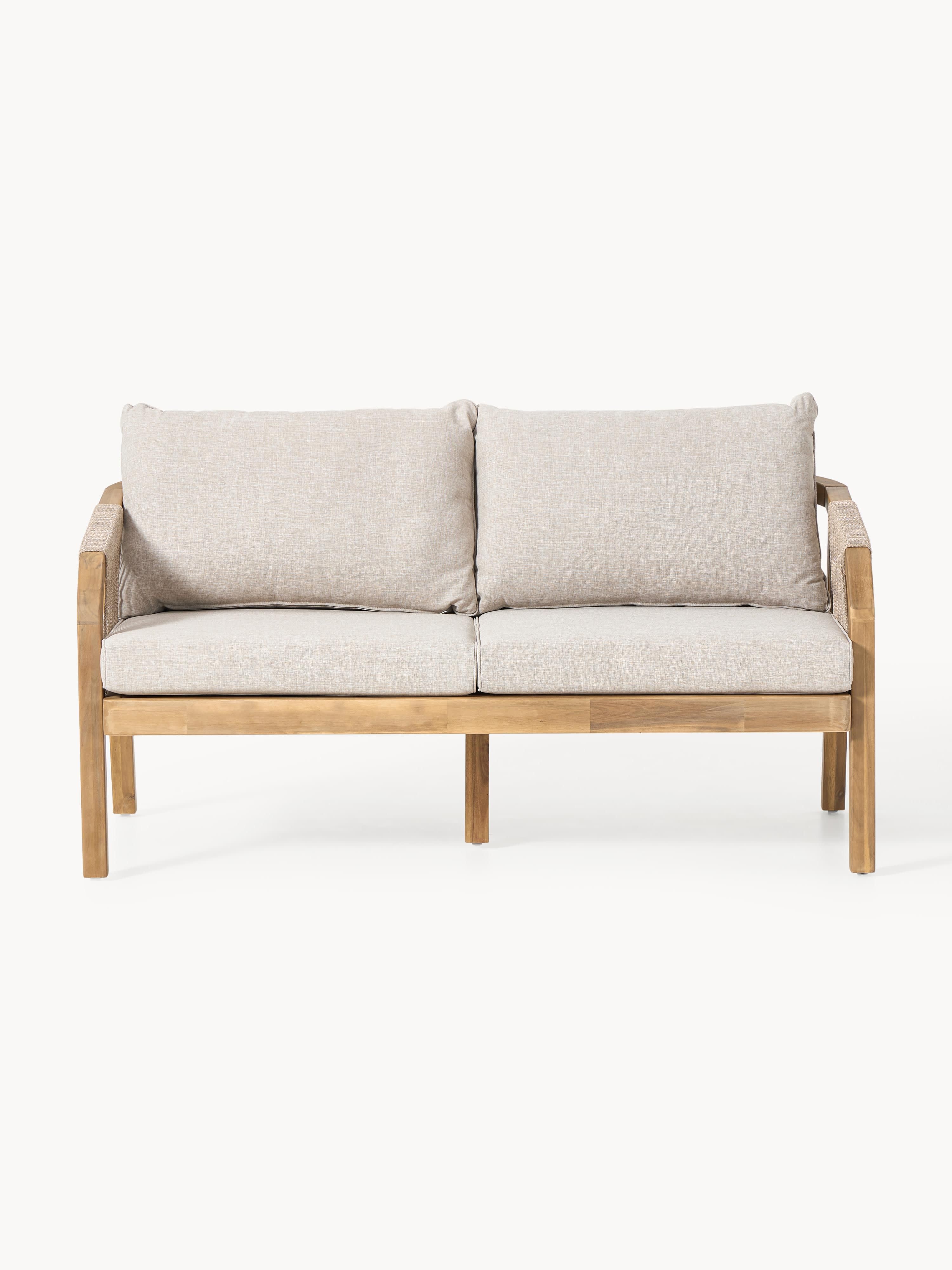 Galeriebild 1 - Garten-Loungesofa Lu aus Akazienholz (2-Sitzer)