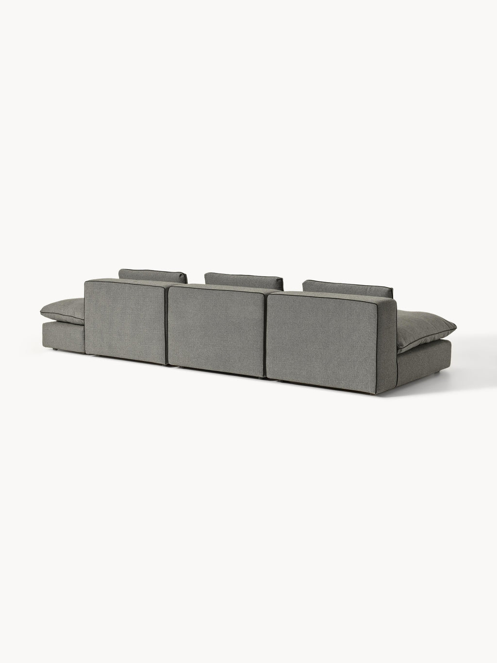 Modulares XL-Sofa Felix (3-Sitzer) mit Hocker